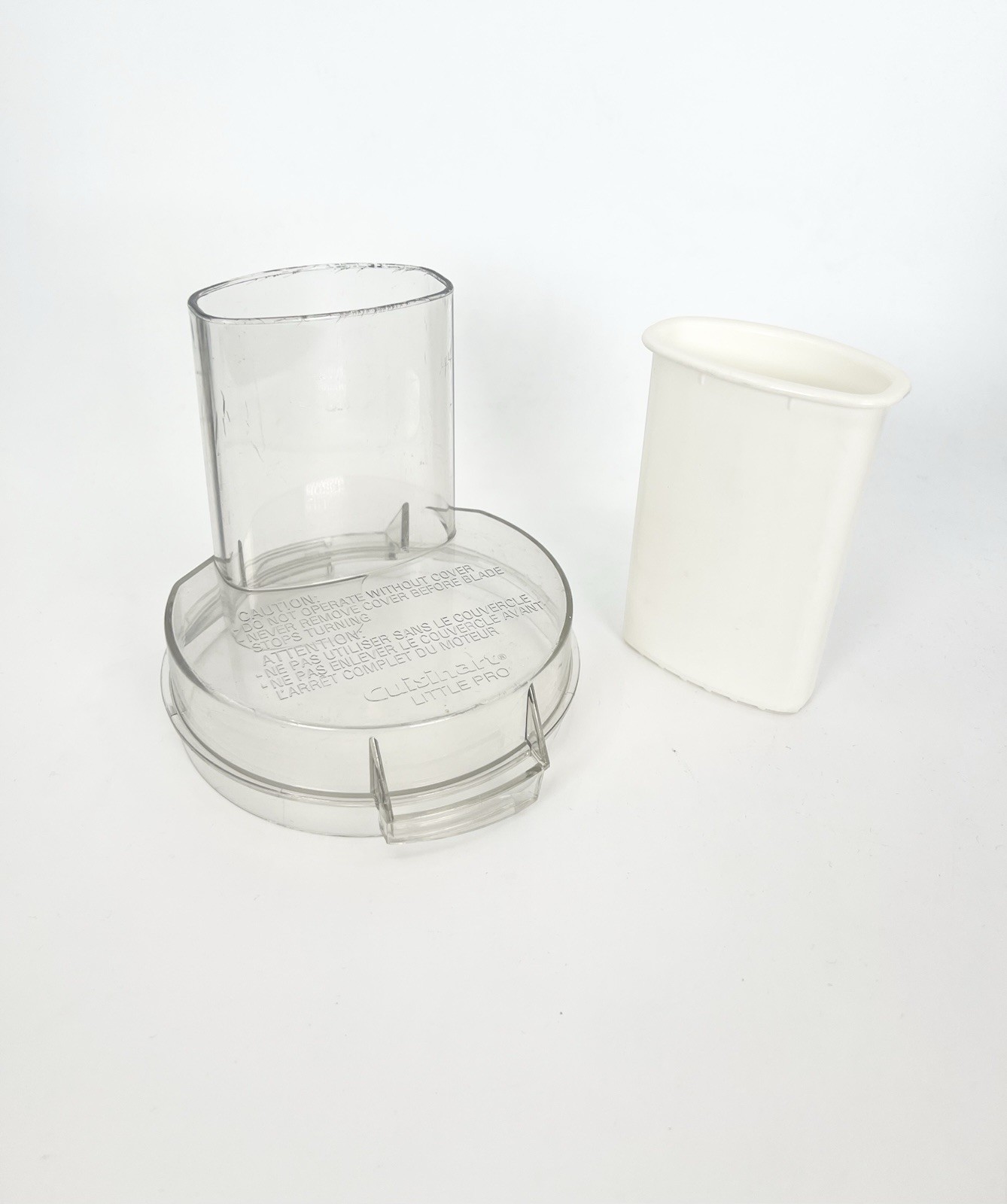 Cuisinart Little Pro Plus Lid with Pusher White DLC-504 Replacement Part