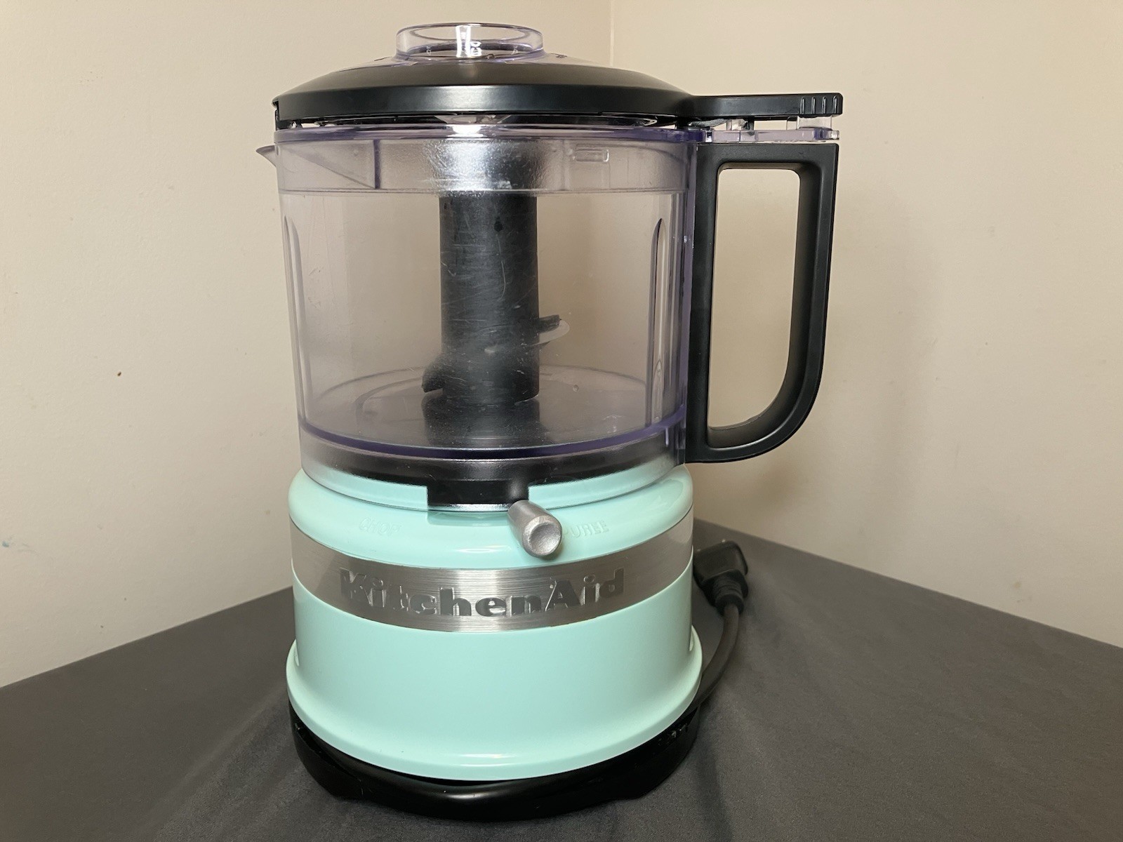 KitchenAid KFC3516AQ 3.5 Cups Mini Food Processor – Aqua Sky