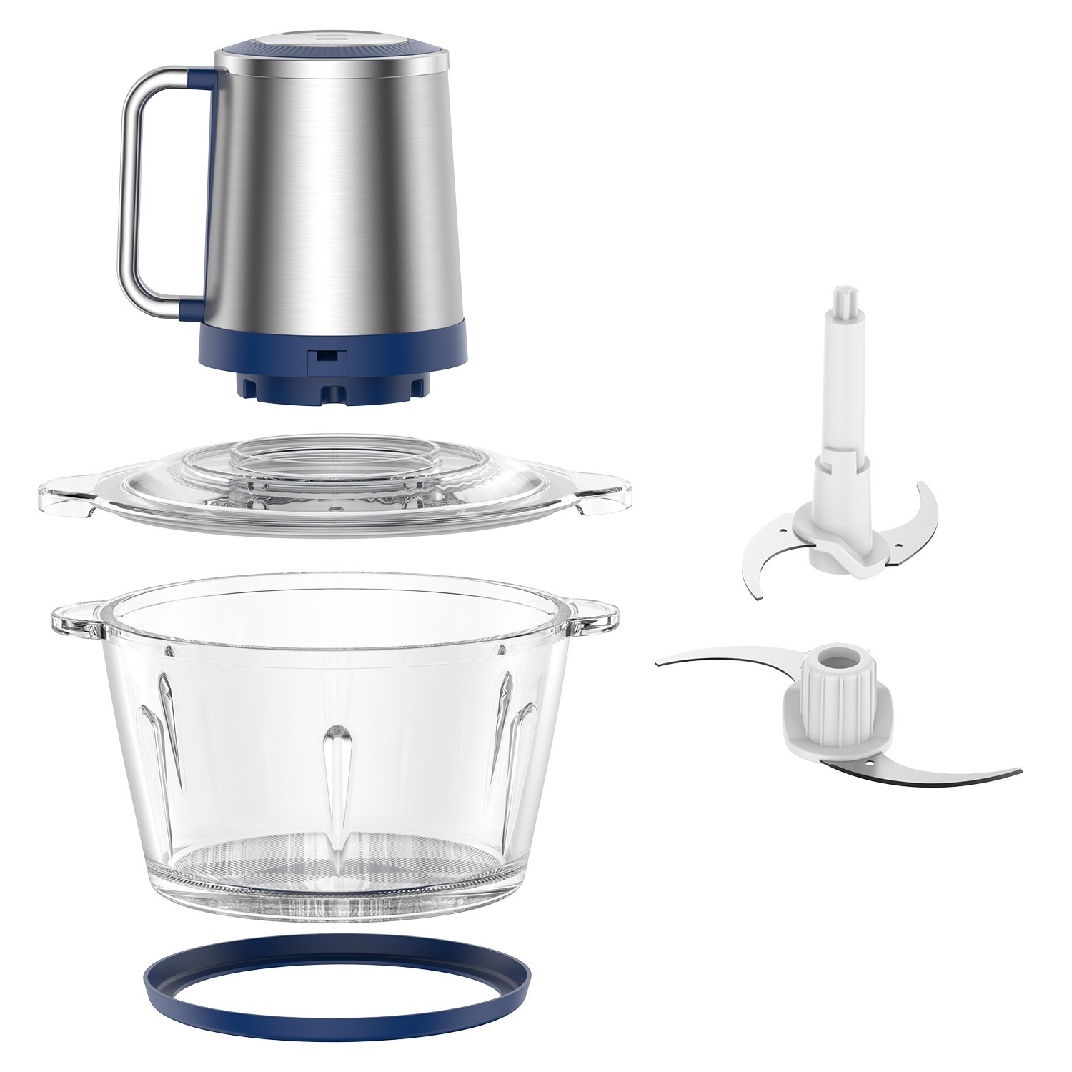 KOIOS Electric Food Vege Chopper Food Processor Kitchen Meat Grinder Mixer 2L
