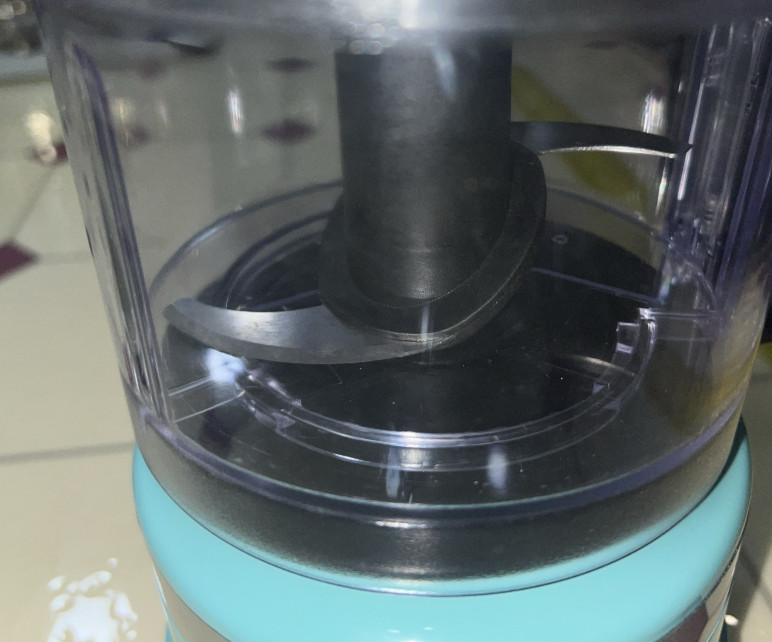 Kitchen Aid Aqua Sky Blue Food Processor 3.5 Cup Chopper KFC3516QCB Wrap Cord
