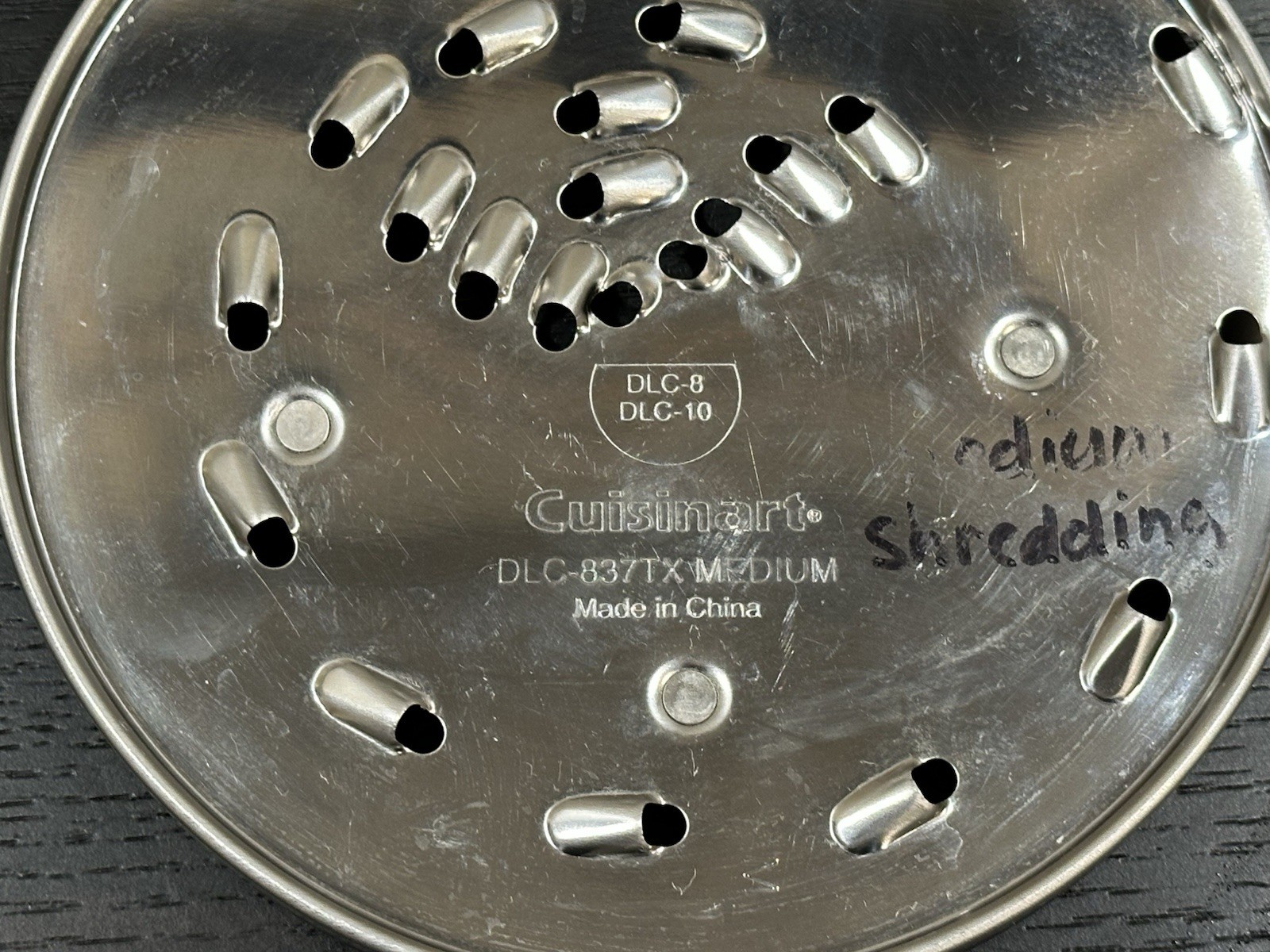 Cuisinart Blade & Disc Holder Food Processor Accessory Storage, Stem & 4 Blades