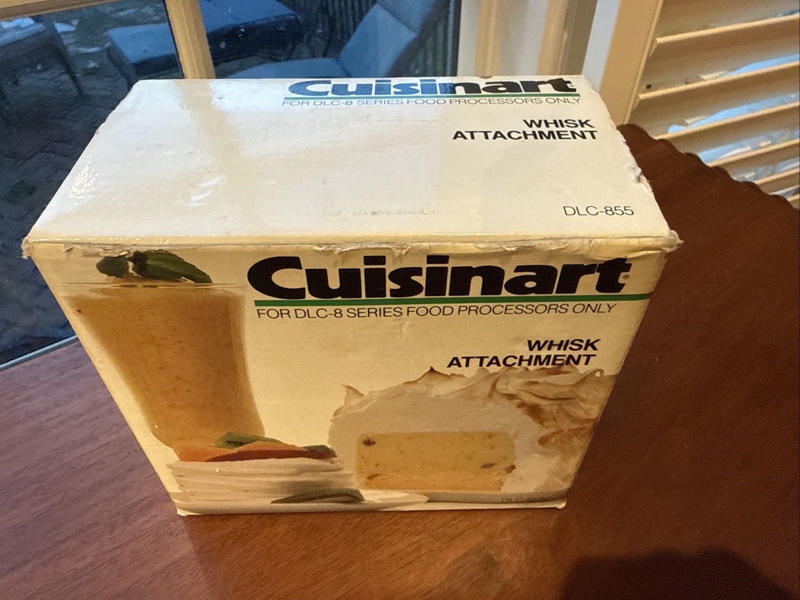 Cuisinart Whisk Attachment DLC-855 For DLC-8 Series Food Processors NOS