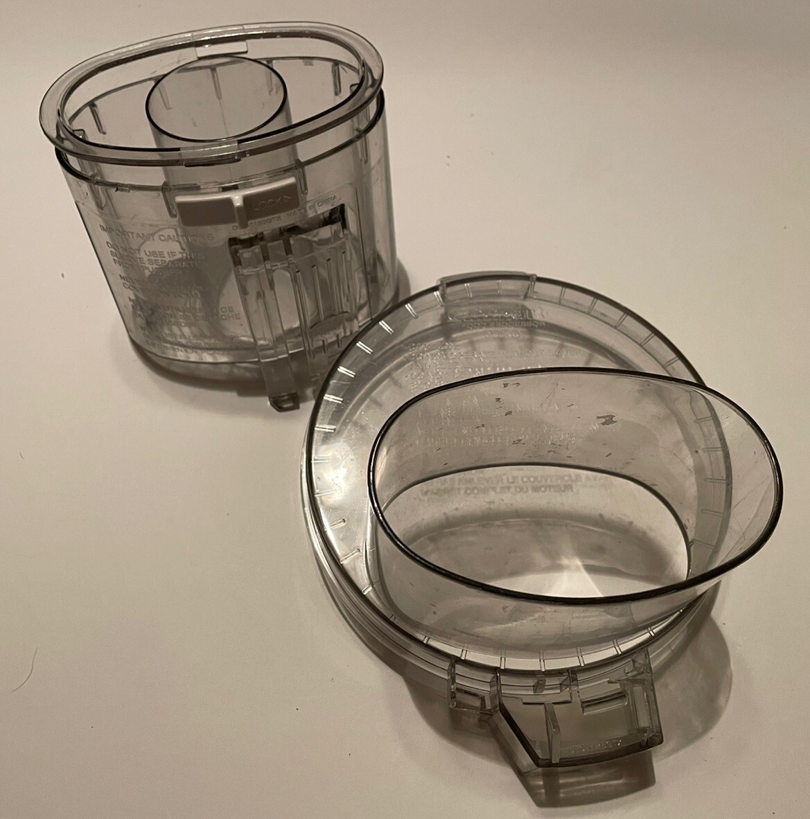 Cuisinart DLC-10 Food Processor Lid DLC-117BGTX / DLC-118BGTX – NO PUSHER