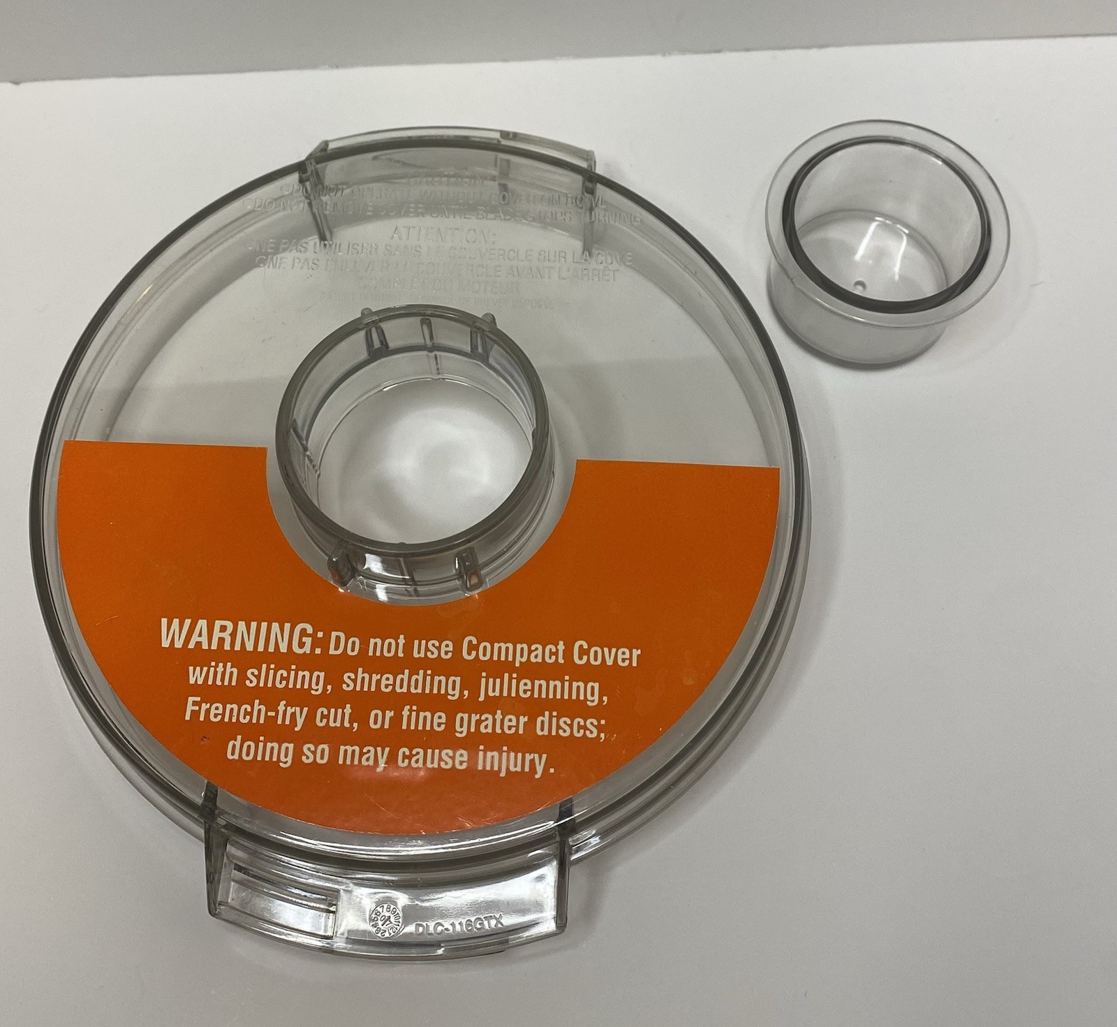 Cuisinart Pro Classic Food Processor DLC-10S Replacement Lid DLC-116GTX W/ Cap