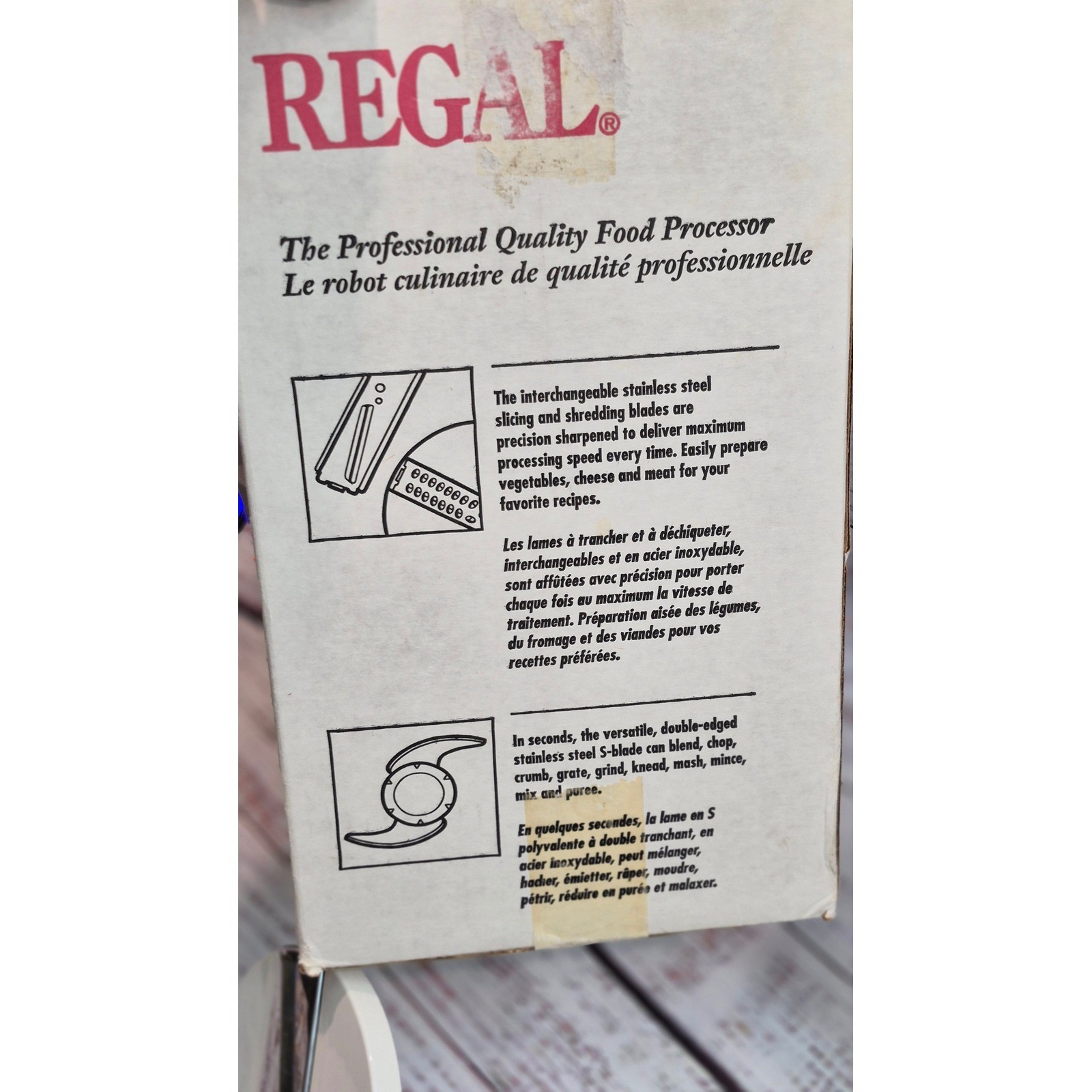 Regal La Machine I Food Processor White 1.6 Qt K813GY Professional Quality