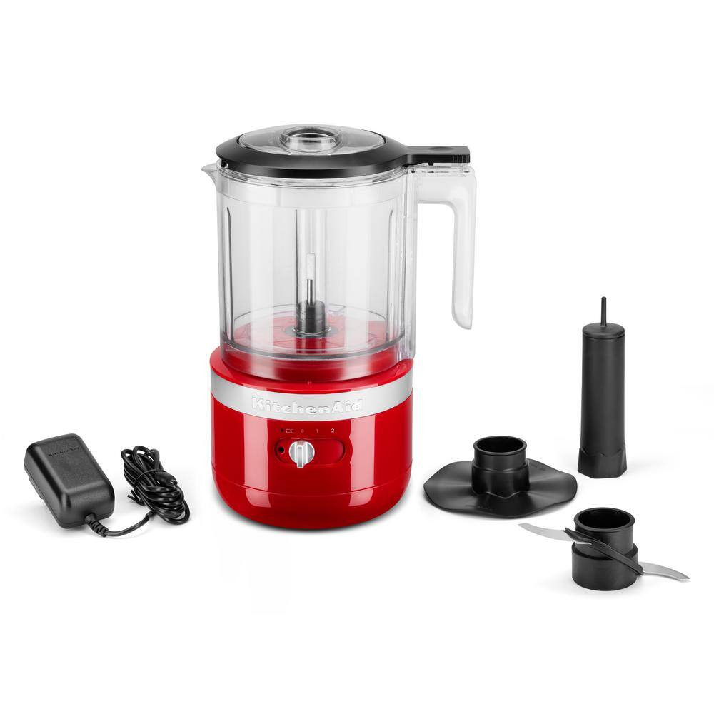Cordless 5 Cup Empire Red Food Chopper Free Shipping New