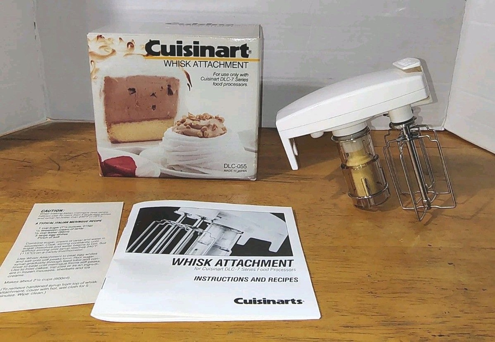 Cuisinart Whisk Attachment DLC-055 For DLC-7 Series 14 Cup Food Processors