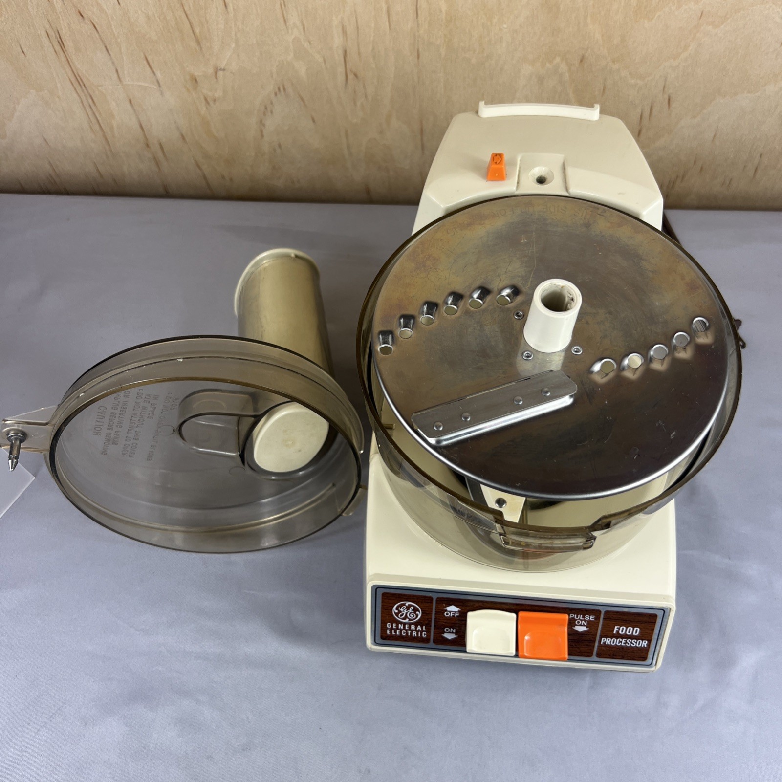 Vintage GE General Electric Food Processor Chopper D5FP1 Used Tested