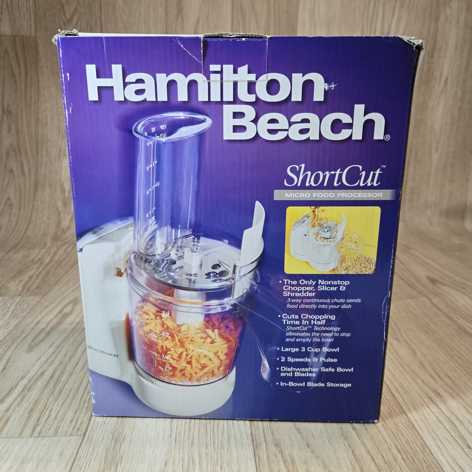 Hamilton Beach Shortcut Micro Food Processor 70160R – NEW Old Stock
