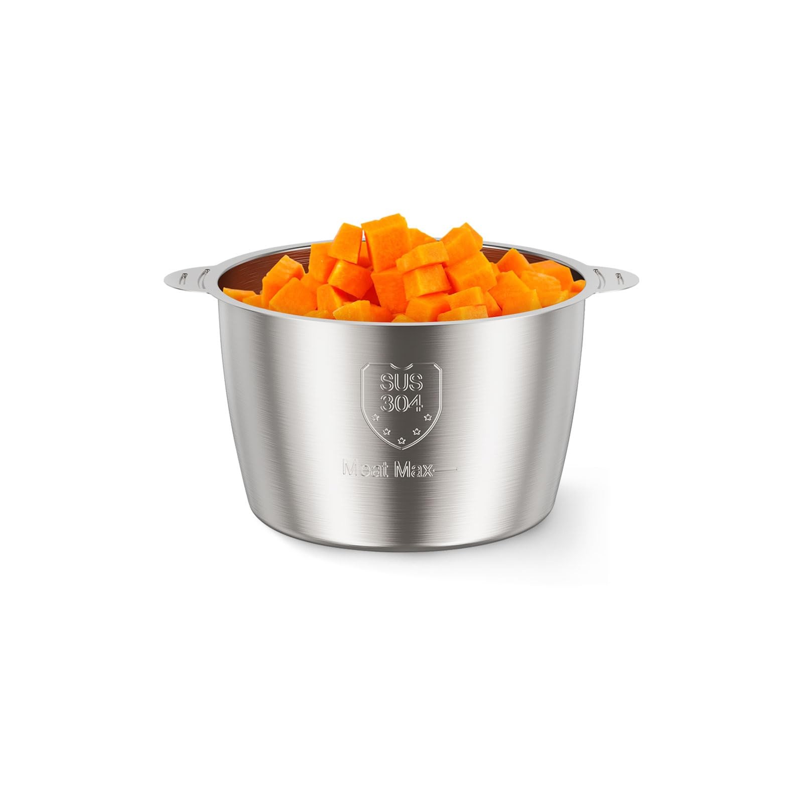 304 Stainless Steel Bowl Compatible With GC10 & GC10S Food Processor