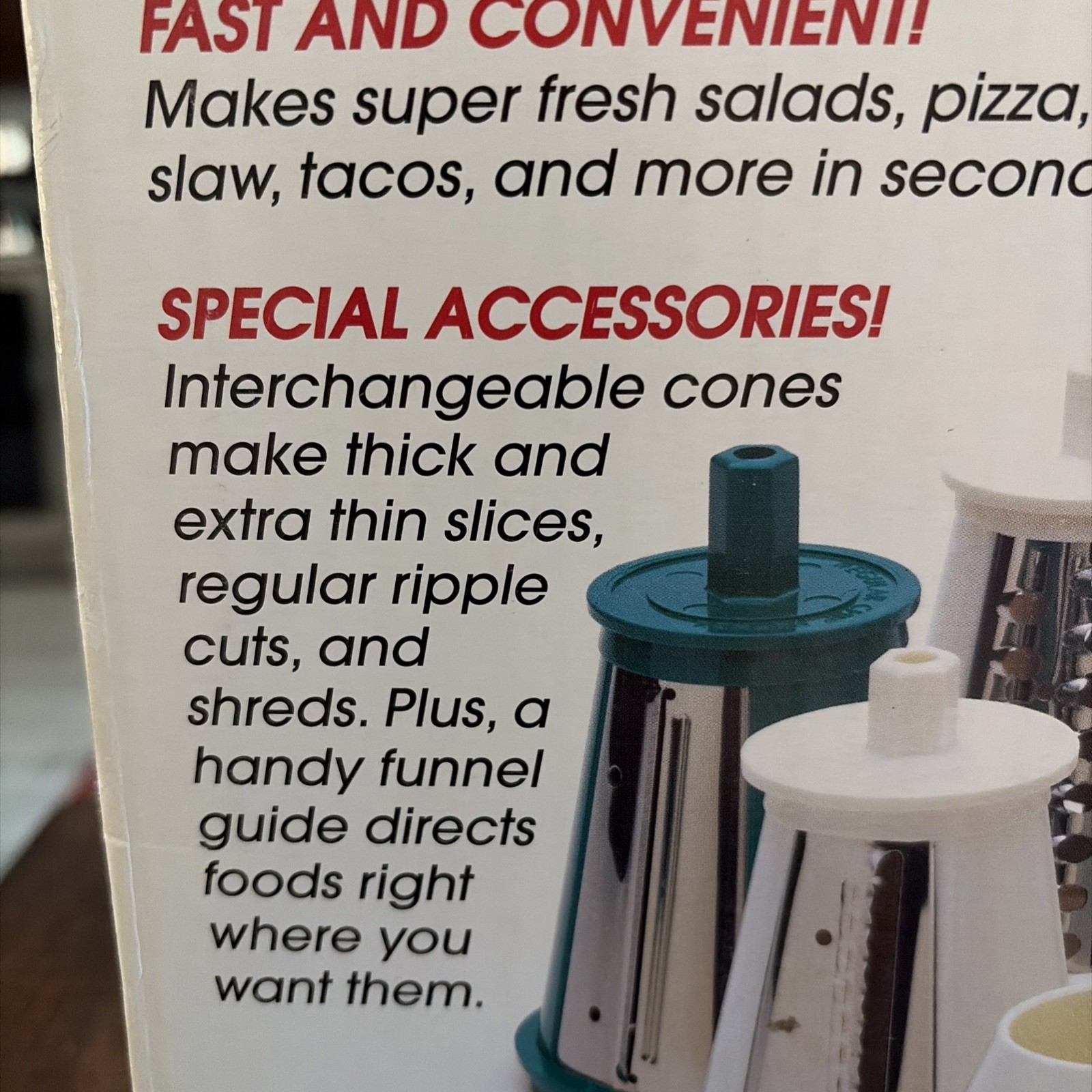 Presto Professional Salad Shooter Plus New Sealed Vegetable Slicer Chip Maker