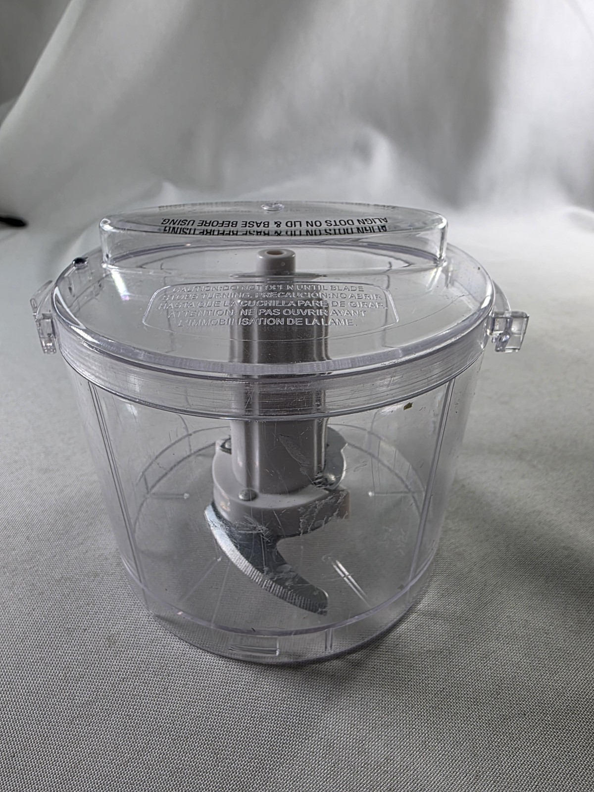 Black And Decker Food Handy Chopper HC-306 Work Bowl, Lid & Blade
