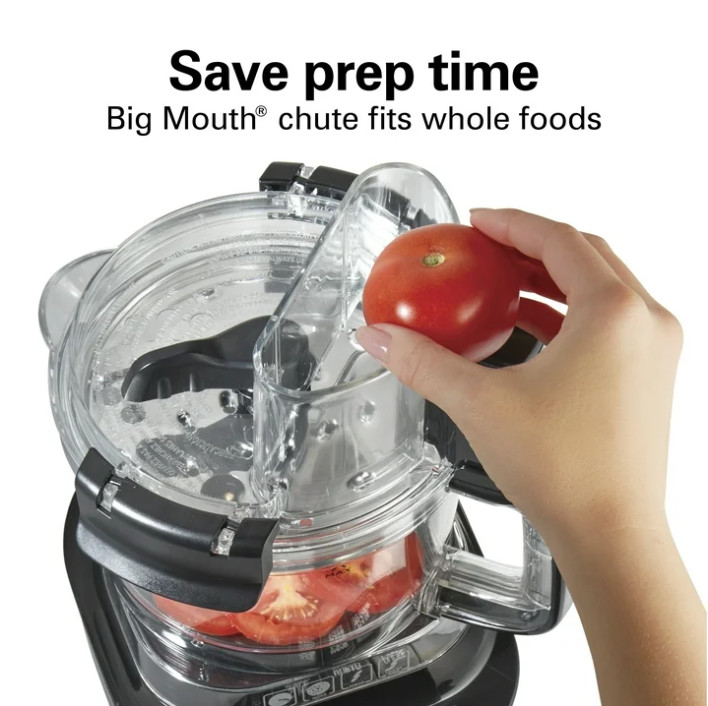 Hamilton Beach Stack & Snap Food Processor with Bowl Scraper, 10 Cup Capacity