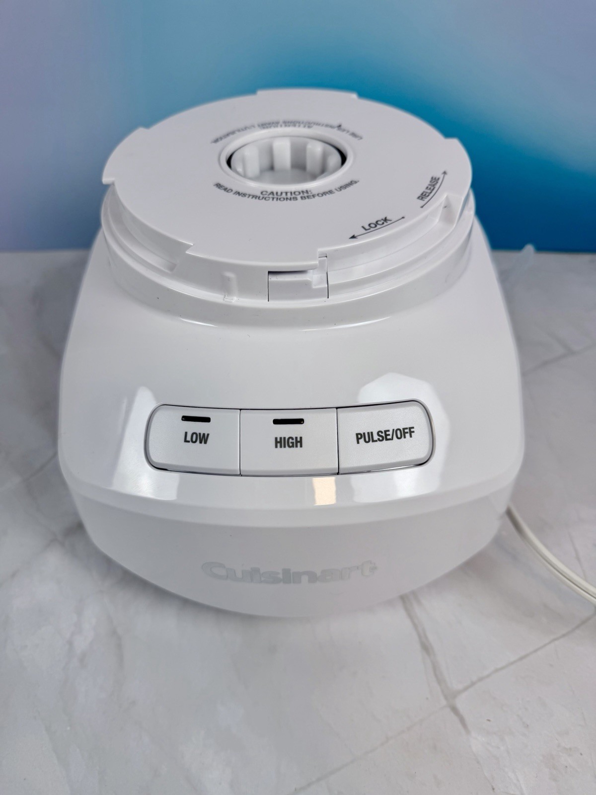 Cuisinart FP-9CF 9-Cup Continuous Feed Food Processor 500W White w/ Blades