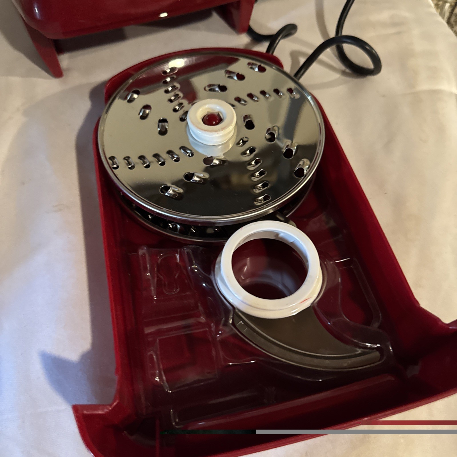 Wolfgang Puck Bistro Collection Food Processor Tested Red Unit Only