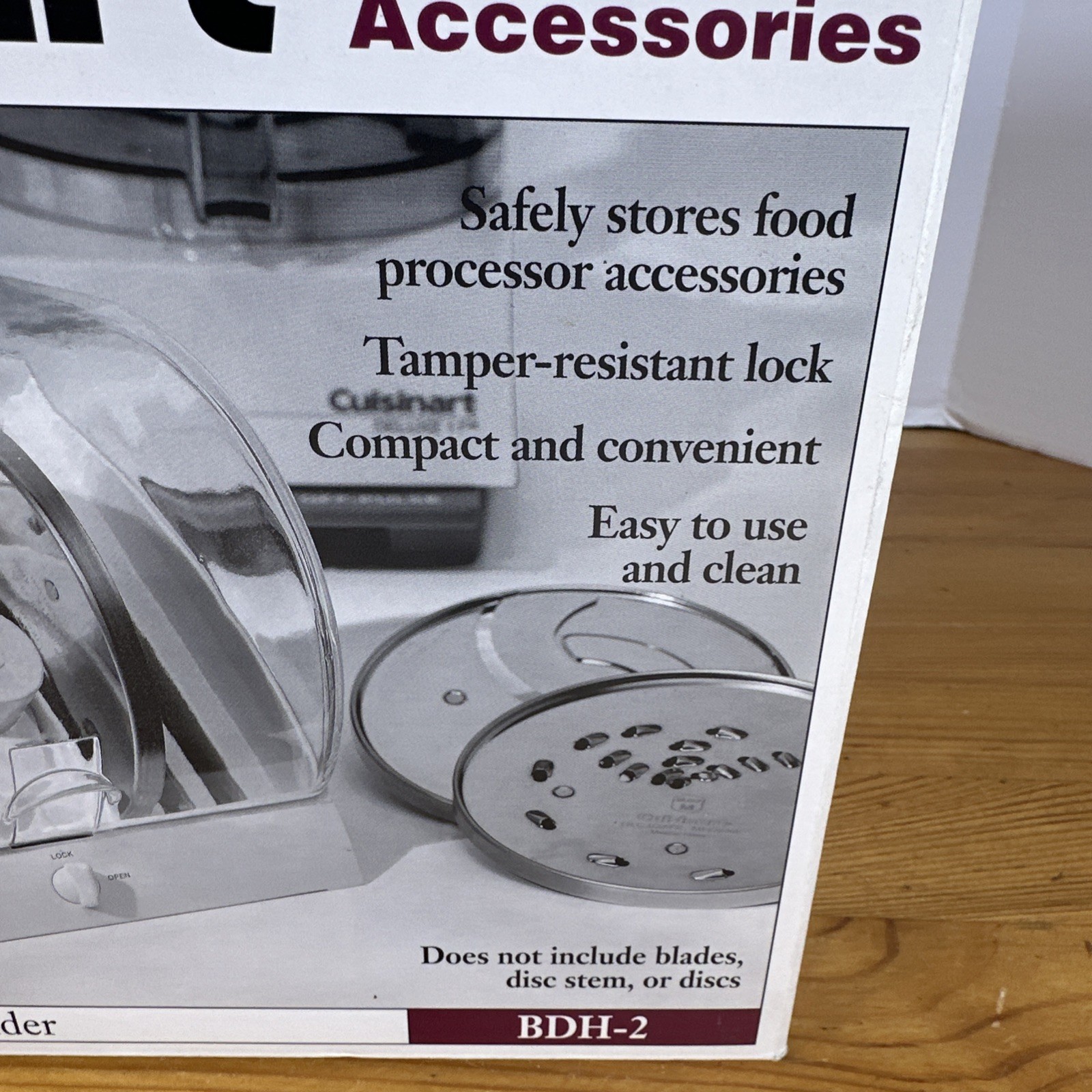 Cuisinart BDH-2 Food Processor Blade and Disc Holder
