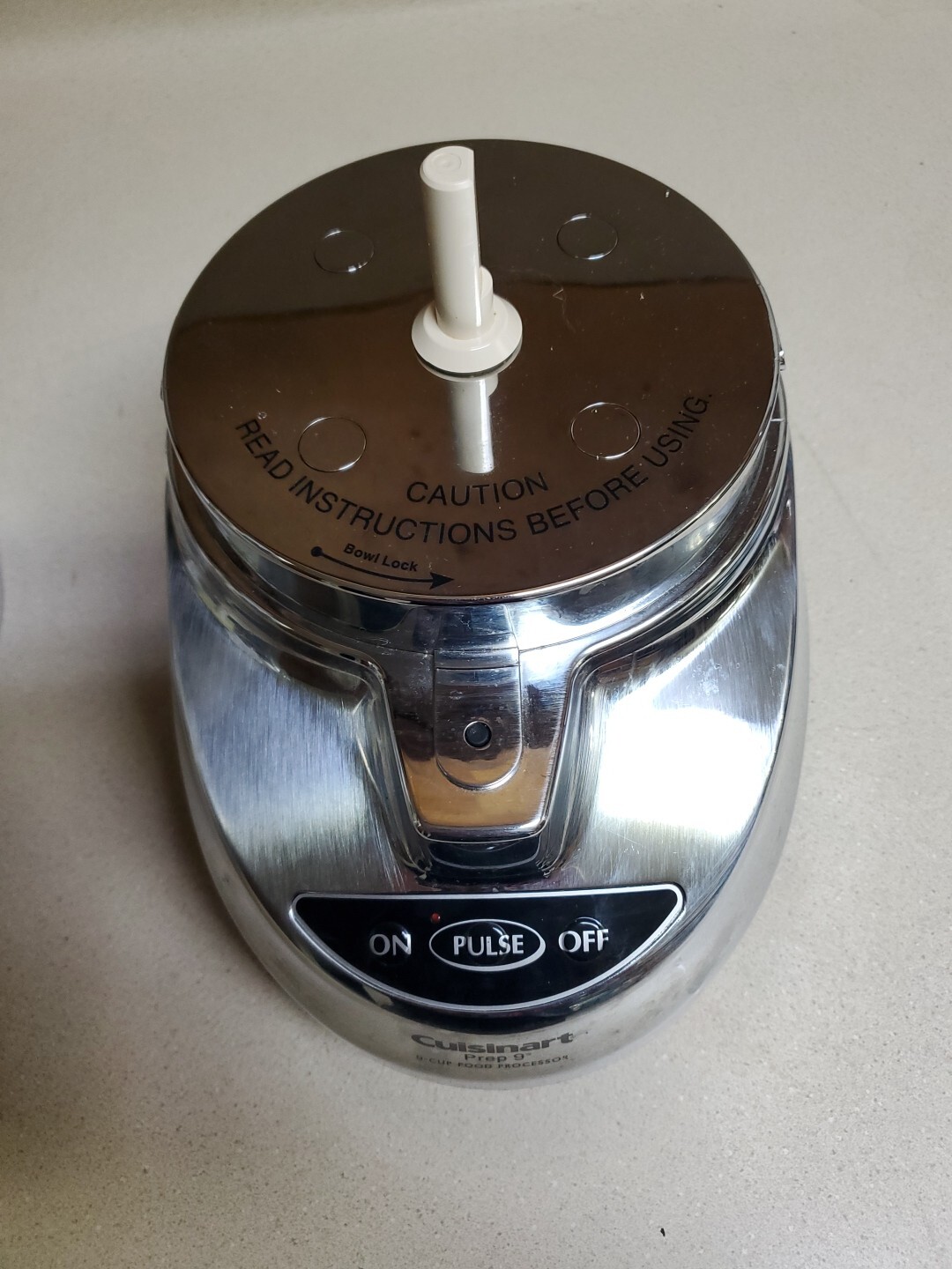 Cuisinart Prep 9 Cup Food Processor Base Brushed Silver Motor DLC2009CHB Tested