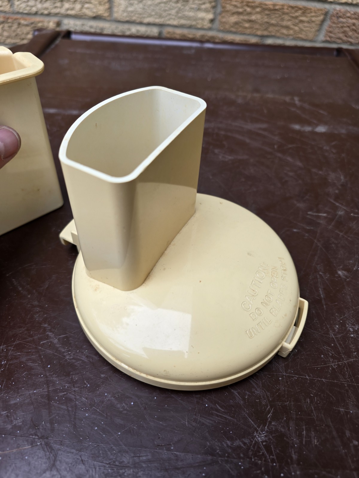Sunbeam Oskar Food Processor 14081 Replacement Part Chute Lid And Pusher