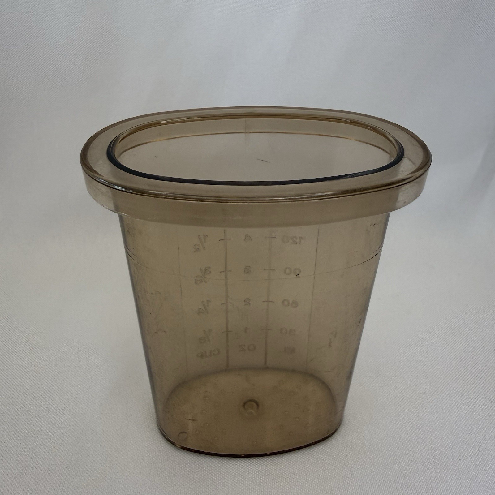 Regal La Machine I V813 Food Processor Replacement Pusher Part Brown / Amber OEM