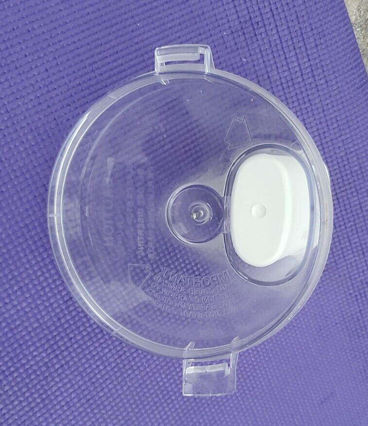Hamilton Beach Food Processor Original 702R Bowl Lid Chute & Pusher Part ONLY