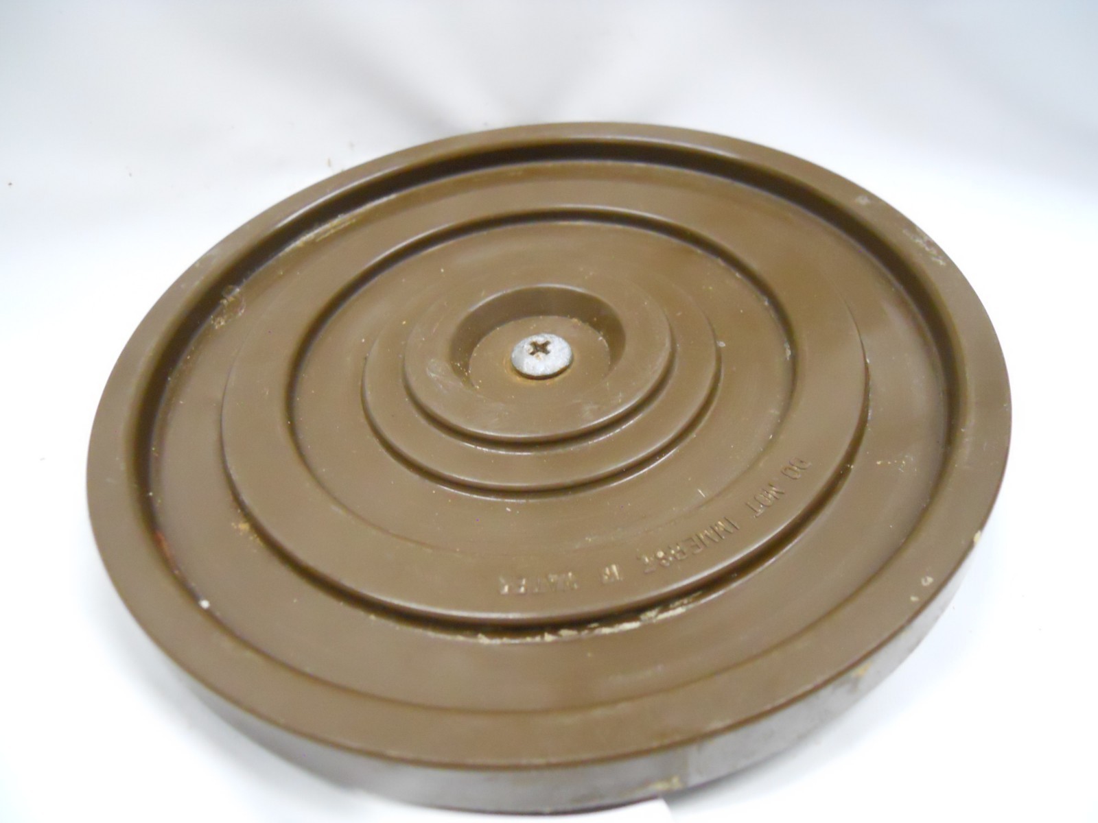 Oster Regency Kitchen Center Mixing Bowl Turntable Rotating Base Plate Brown
