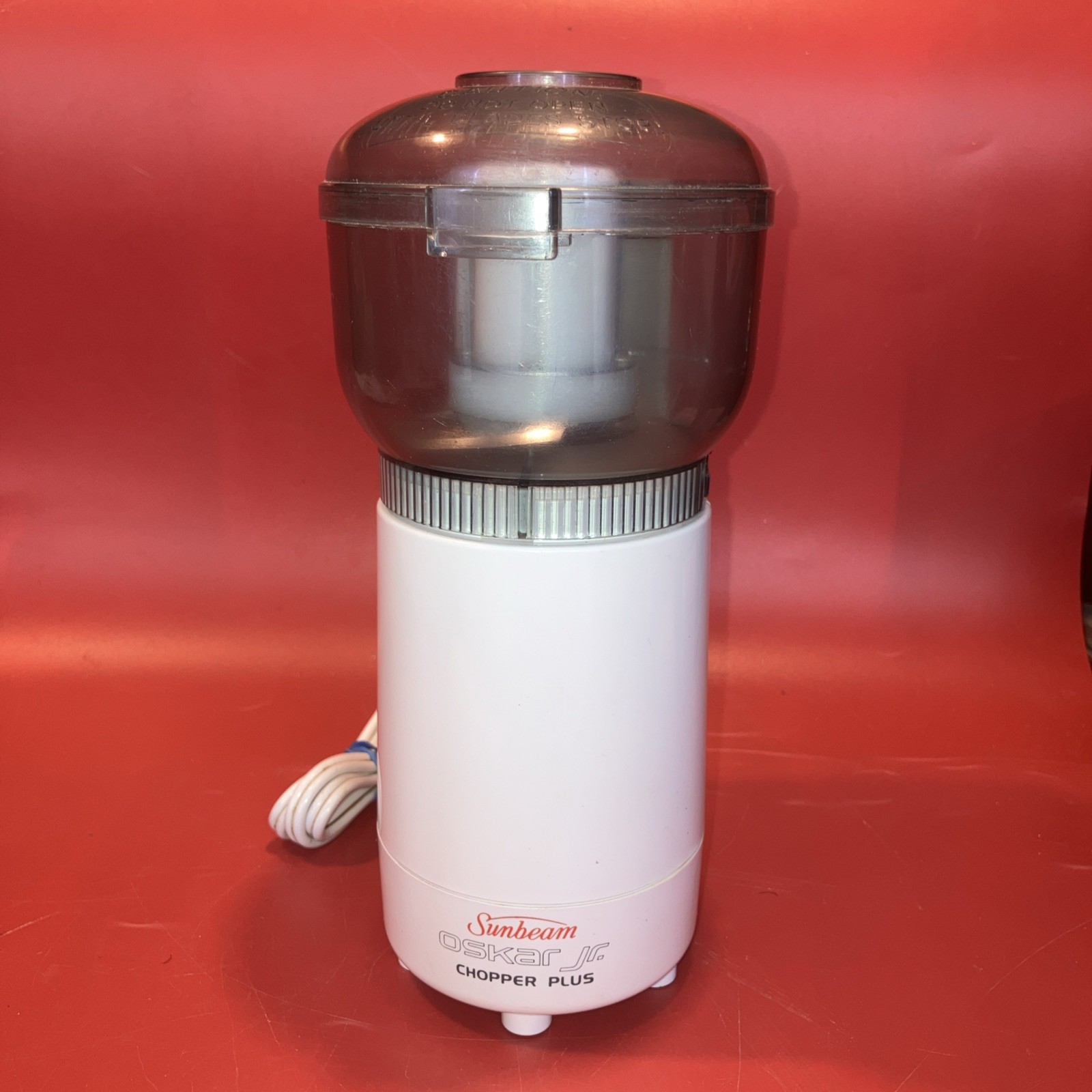 Sunbeam Oskar Jr Chopper Plus Food Processor 14131 WORKING CLEAN