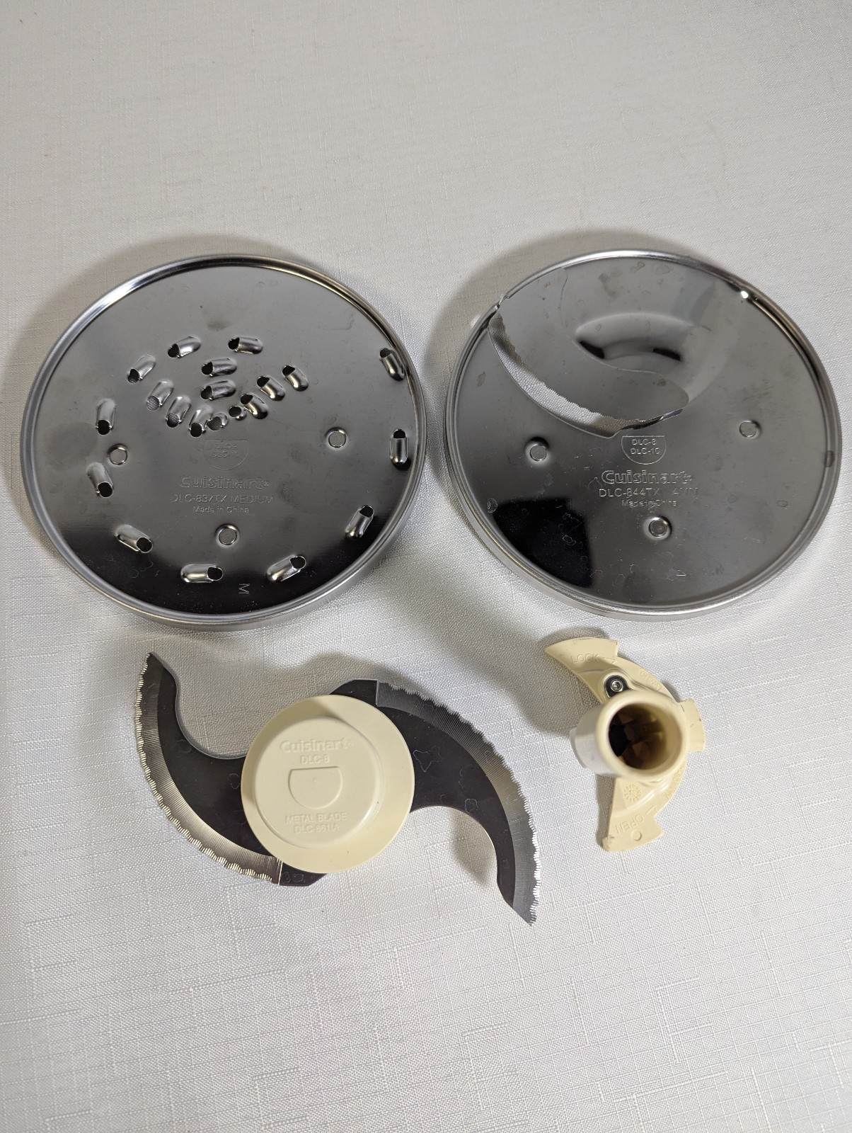 Lot of 4 Cuisinart Food Processor Replacement Parts DLC-8 DLC-10 Custom 11