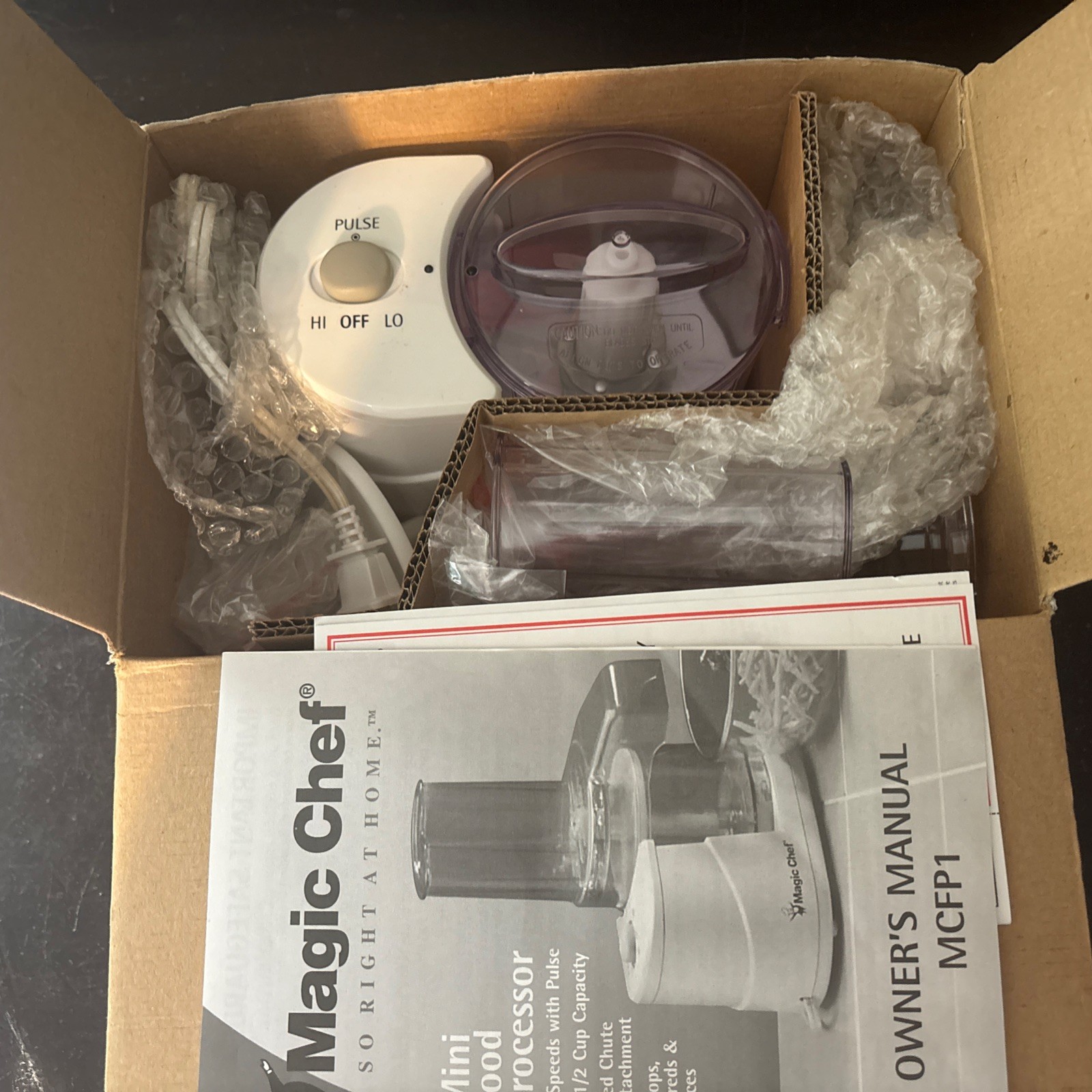 Magic Chef Mini Food Processor Open Box
