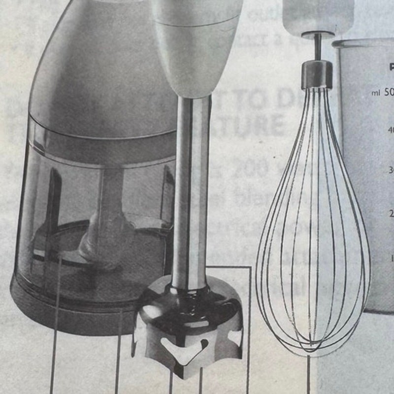 Philips Daily Collection Hand Blender Chopper Set Whisk HR1357 HR1358 300W White