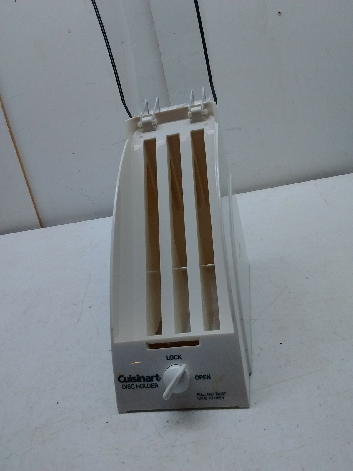 Cuisinart Food Processor Case Safety Disc Blade Storage Holder Only [Pick Box