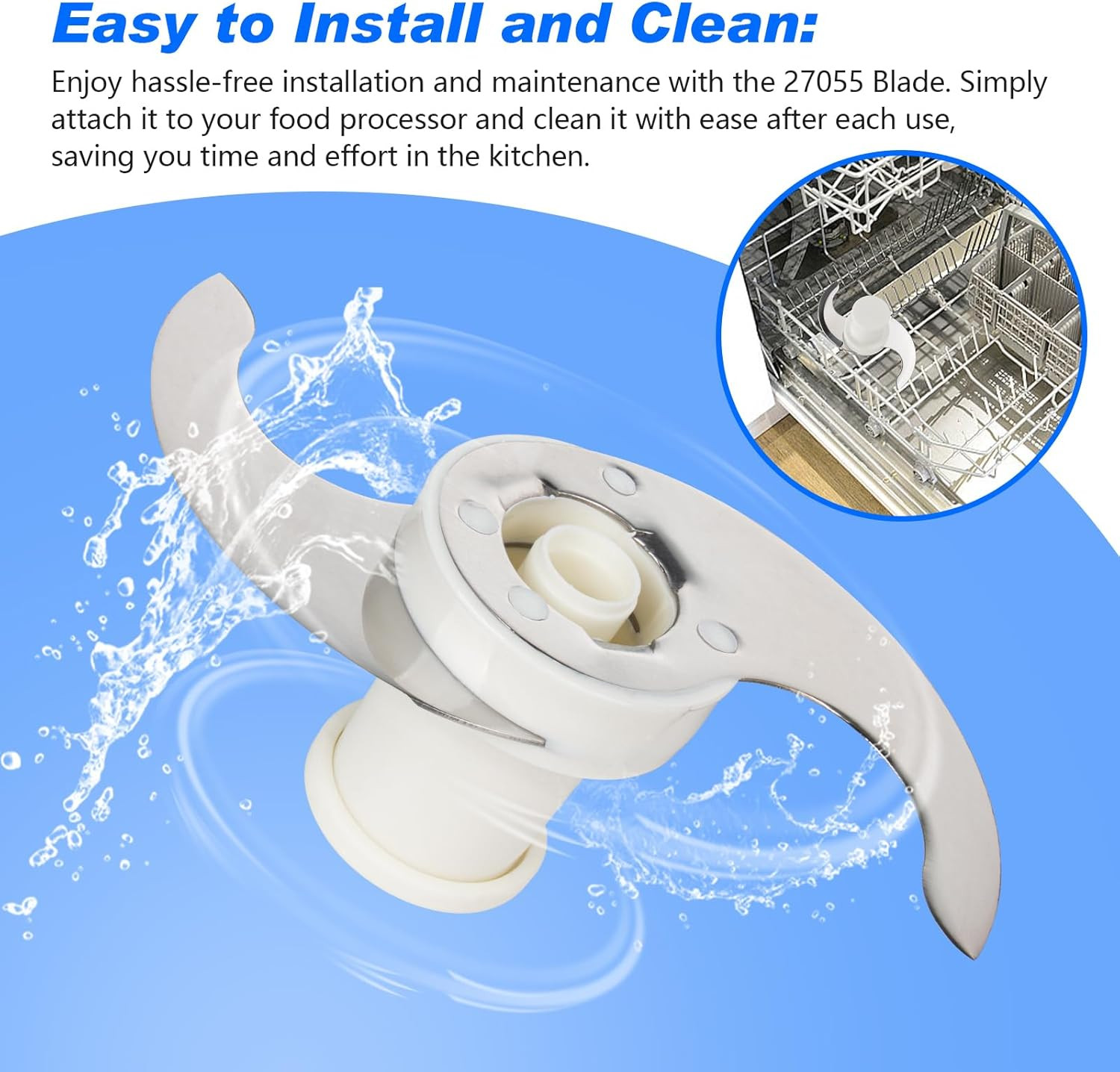 27055 Replacement S Blade丨Robot Coupe Blade Compatible with Robot Coupe Commerci