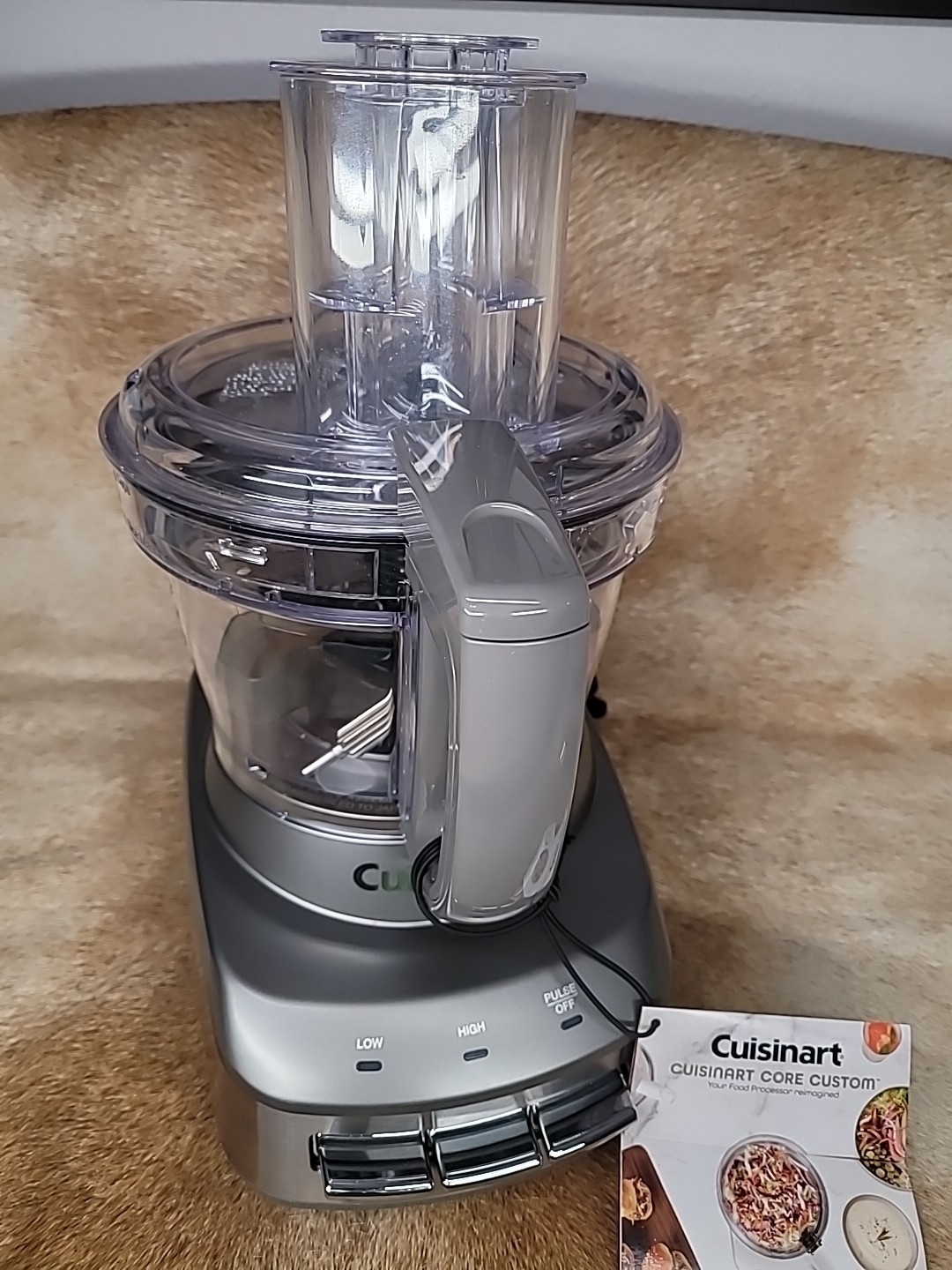 Cuisinart Core Custom 10-Cup Food Processor FP-110 Silver 500W Complete NWOB