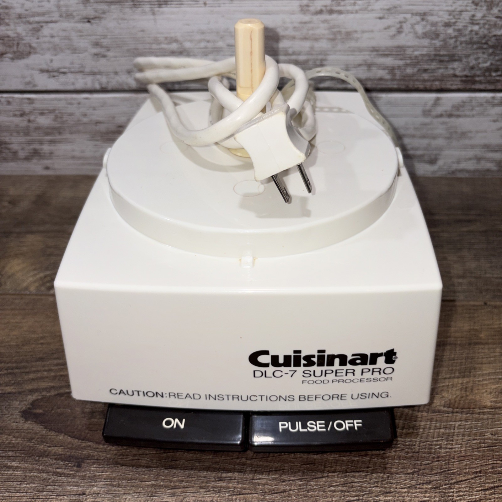 CUISINART DLC-7 Super Pro Food Processor Motor Base Tested & Works!
