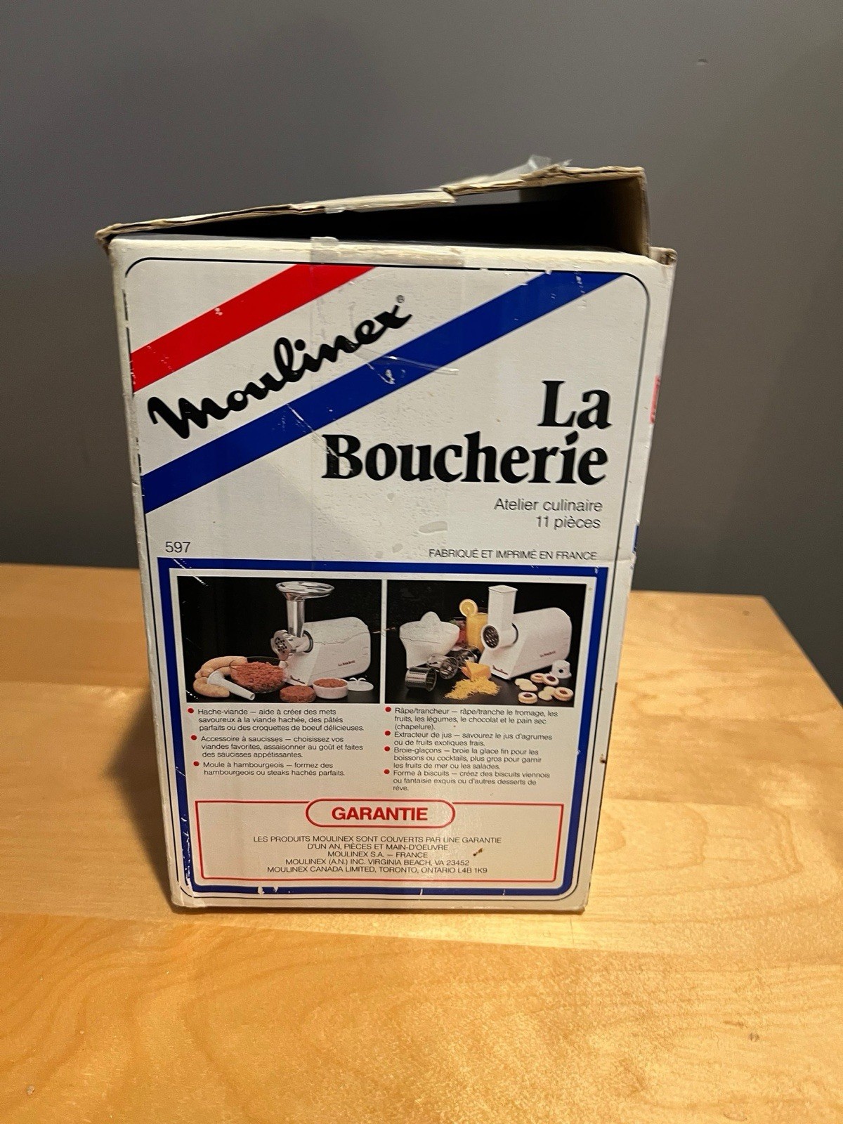 Moulinex La Boucherie Culinary Workshop Food Processor Meat Grinder Complete