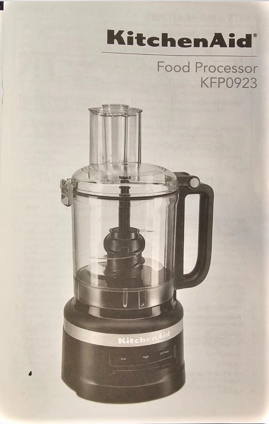 KitchenAid KFP0923 9-Cup Food Processor Plus Julienne Disc Slice Shred Chop NEW