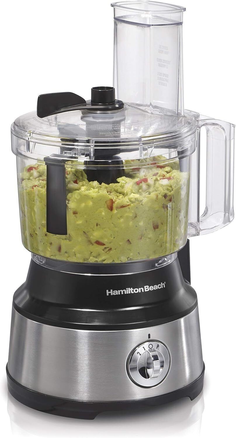 16″H 110 Volts Food Processor & Vegetable Chopper for Slicing Shredding Mincing