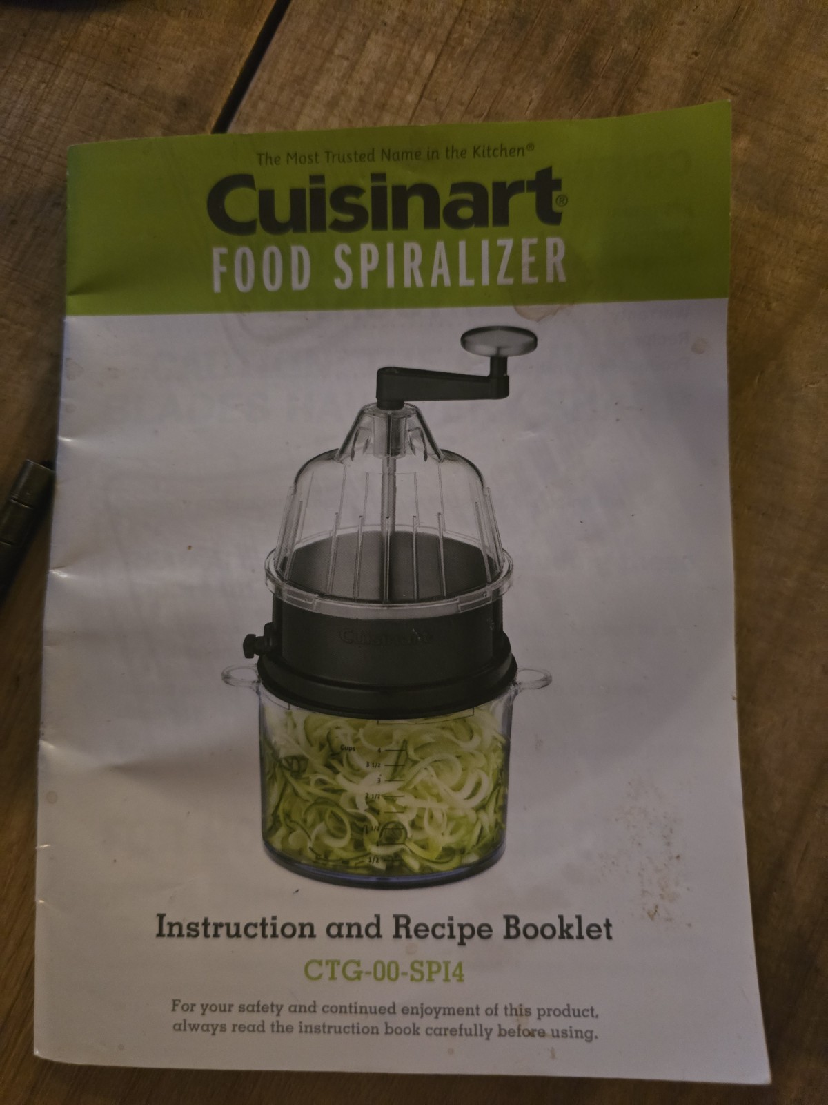 Cuisinart Food Spiralizer Manual Multifunctional Kitchen Gadget