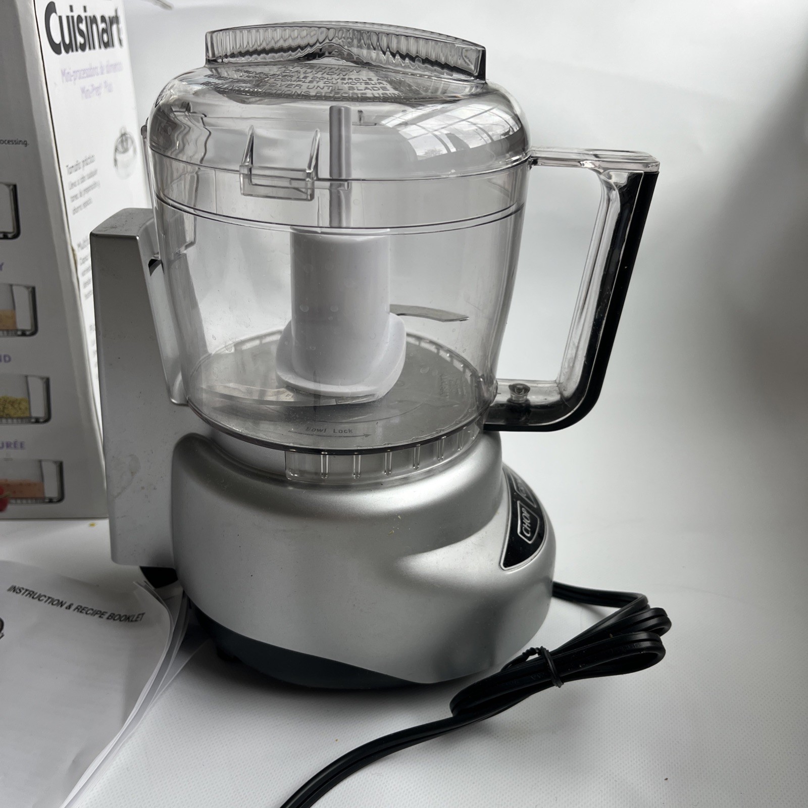 Cuisinart Mini-Prep Plus food processor 3-Cup auto reverse chop, puree,emulsify