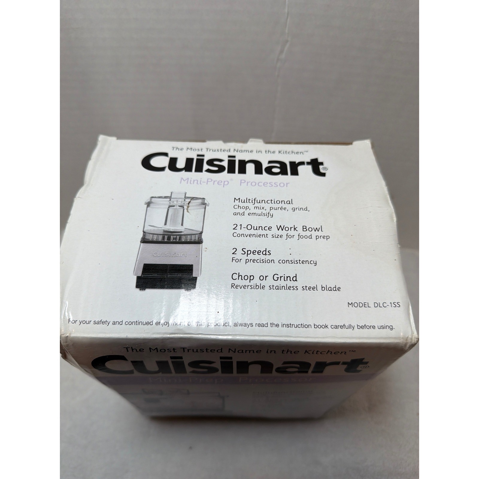 NIB 2015 Cuisinart Mini-Prep Processor DLC-1SS 21oz 2-Speed Food Processor