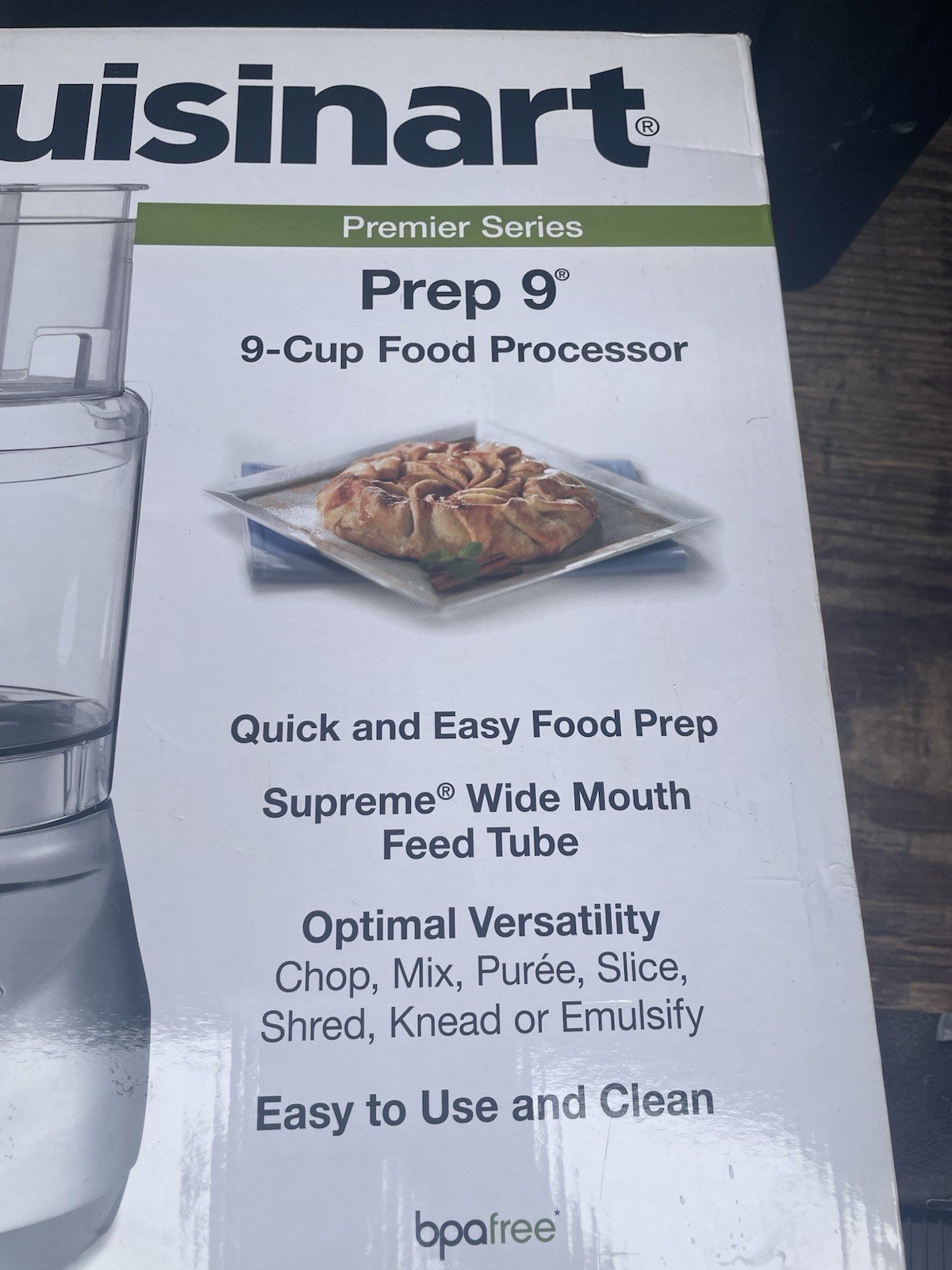 Cuisinart Prep 9 Cup Food Processor Brushed Stainless Finish DLC-2009CHB – NEW!!
