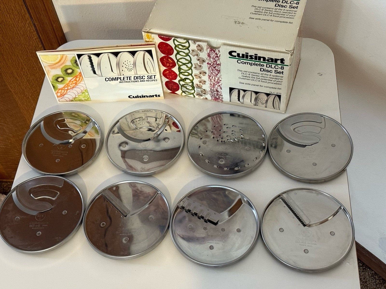 Cuisinart DLC-870 Complete 8pc Replacement Disc Blades DLC8 (DLC10 & Custom 11)