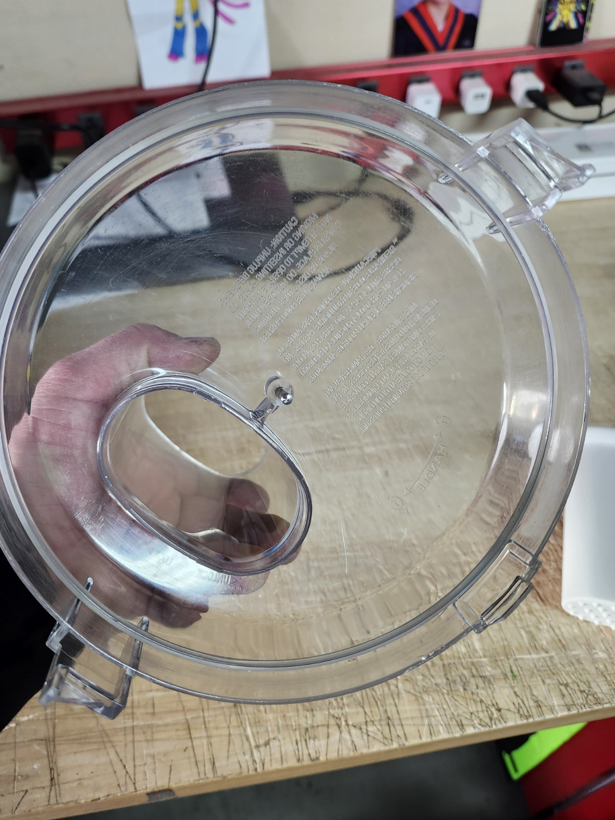 Black N Decker Power Pro II FP1500 Clear Lid