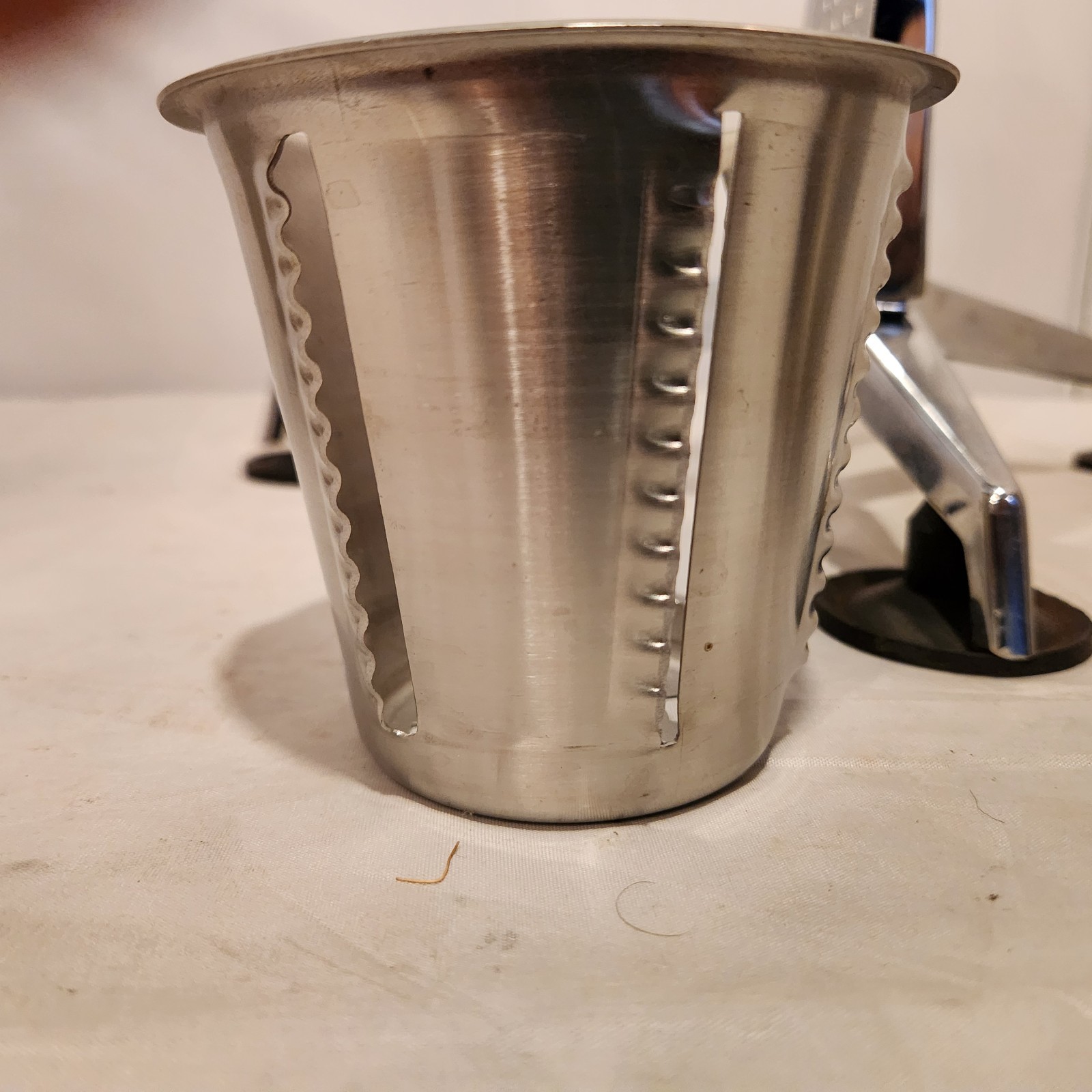 Vintage Saladmaster Food Cutter Slicer Shredder Grater with 4 Cones