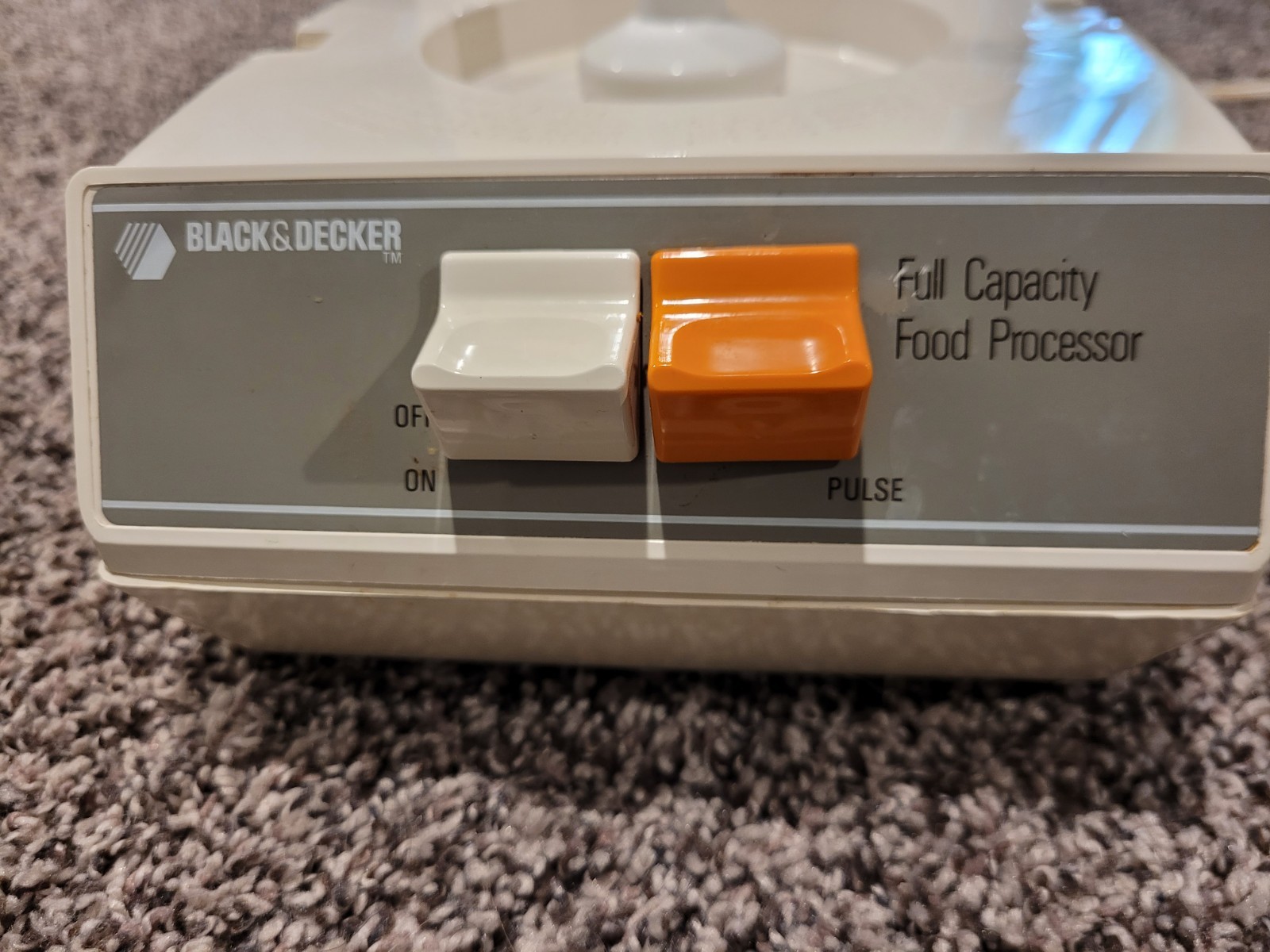 Vintage Black&Decker D1FP1D Full Capacity Food Processor Good Condition