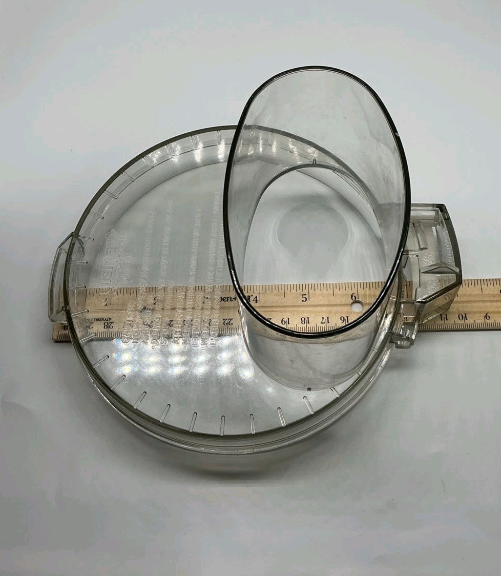 Cuisinart DLC-10 Food Processor Lid Chute Pusher Part DLC-117BGTX DLC-118BGTX
