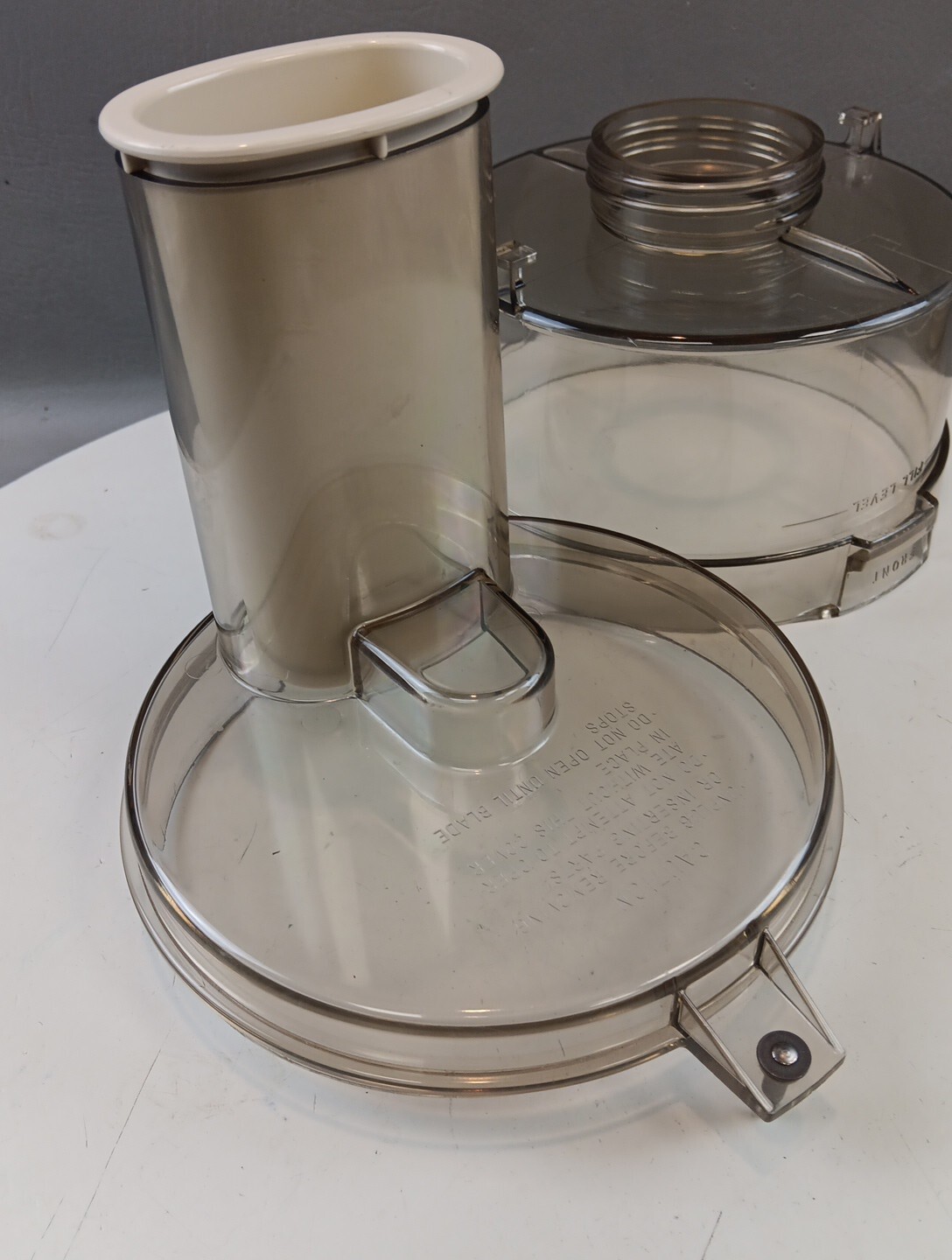 GE Food Processor Replacement Parts – Work Bowl Lid Stem Shaft Nut Plunger 420A
