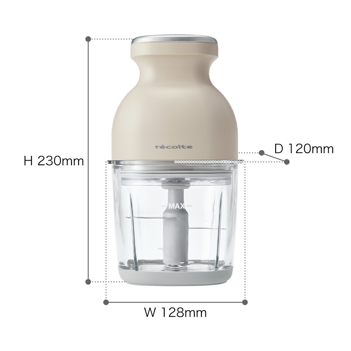 #1 Food Processor Cordless Recolte Bonne Blender Mixer Can Crush Ice Electric