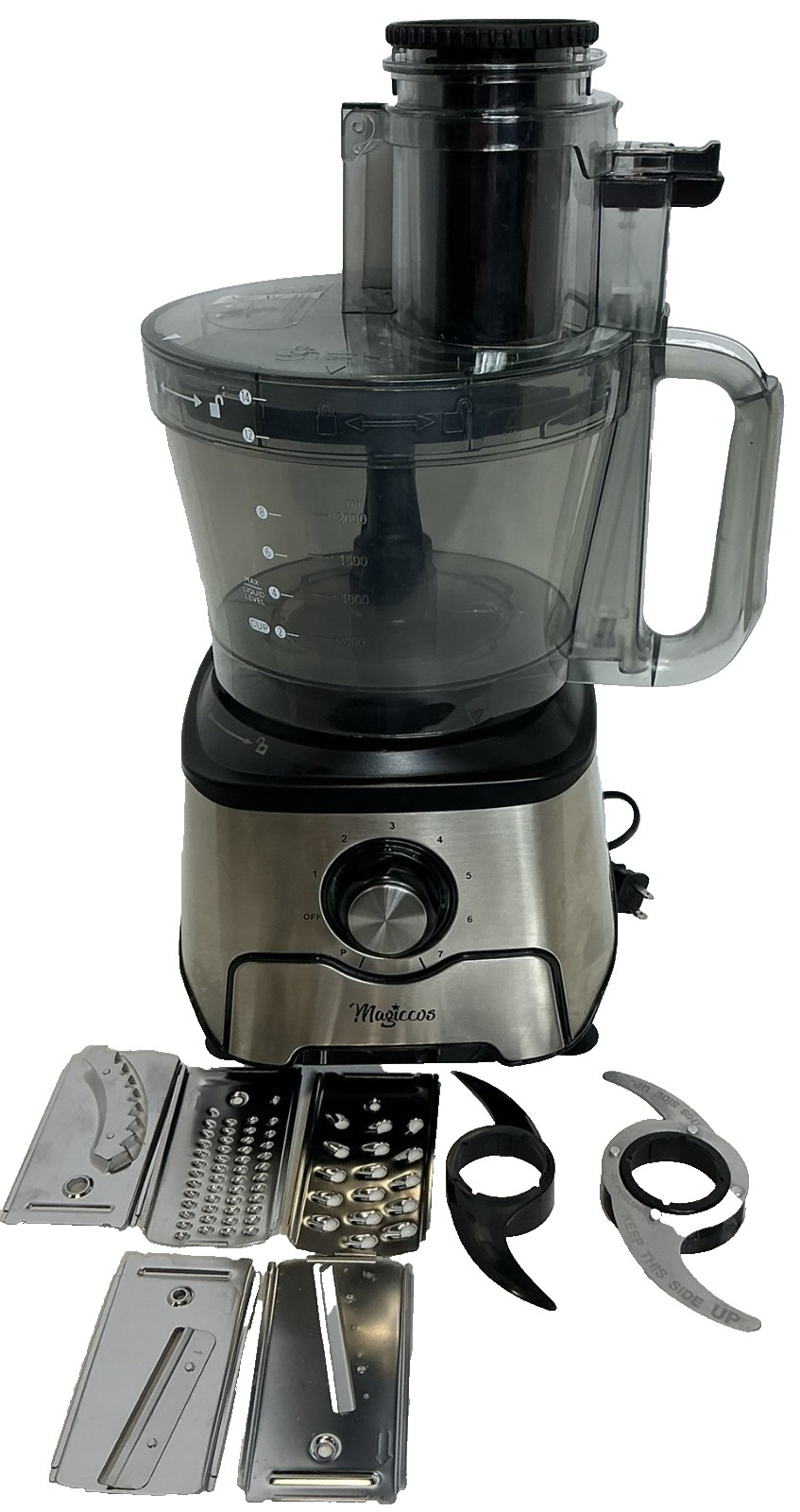Magiccos FP408 14 cp French Fry Cutter Storage Drawer Food Processor Large Chute