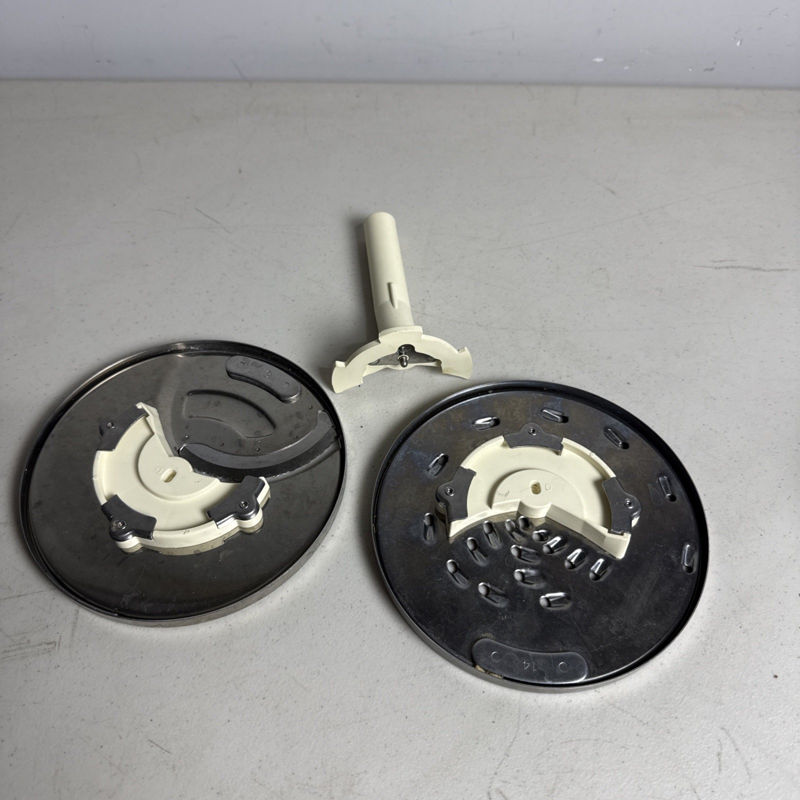 Cuisinart DLC-7 Food Processor Disc Lot DLC-044TX DLC-037TX Adjustable Slicer