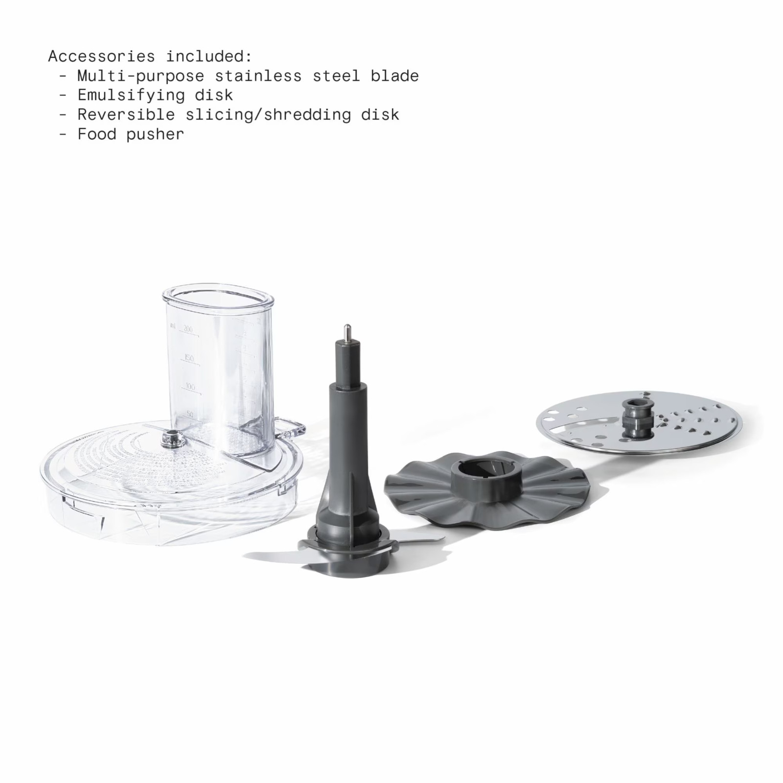 Beautiful 10-Cup Food Processor with Accessories, Black Sesame by Drew Barrymore